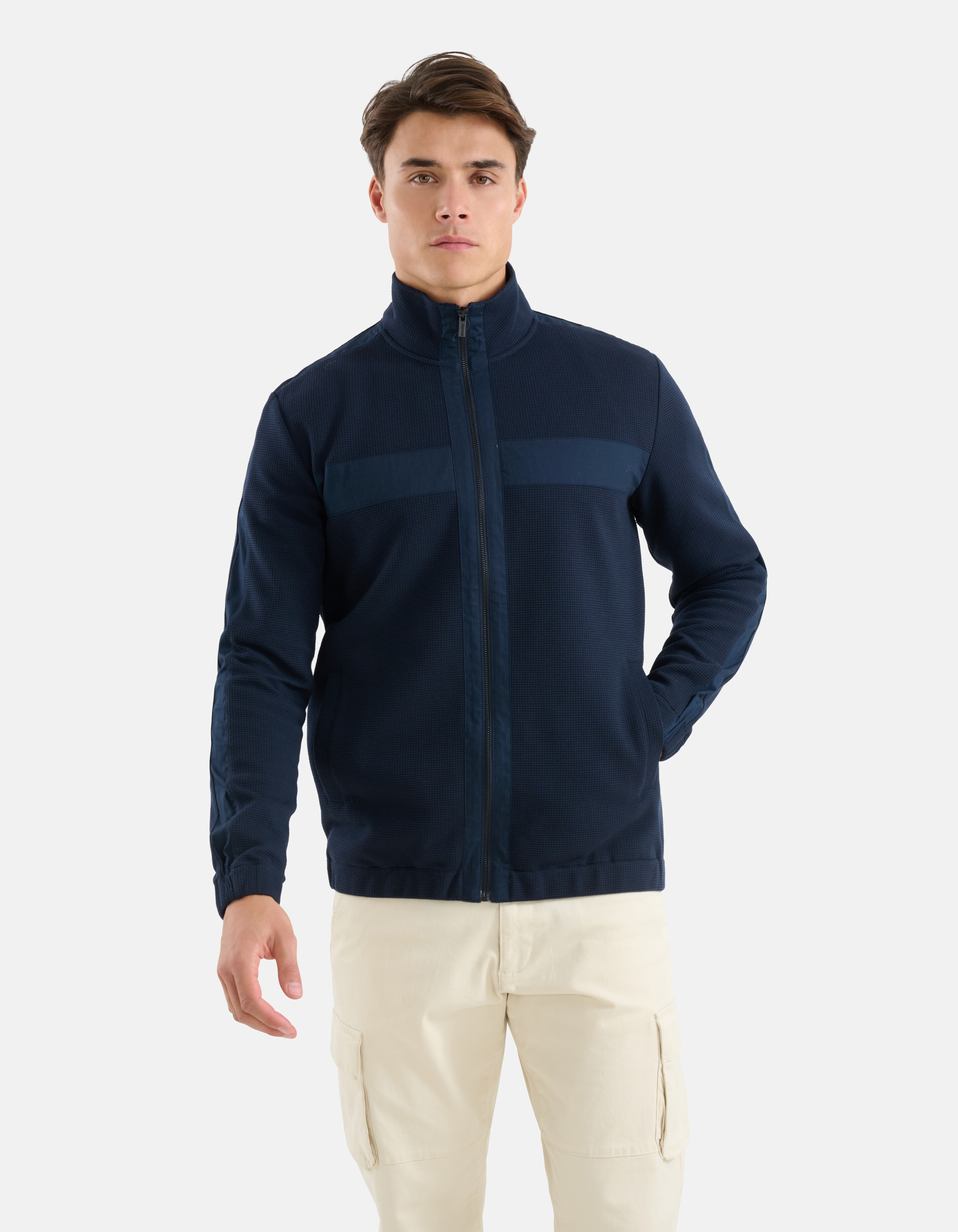 Structuur Bomber Donkerblauw SHOEBY MEN