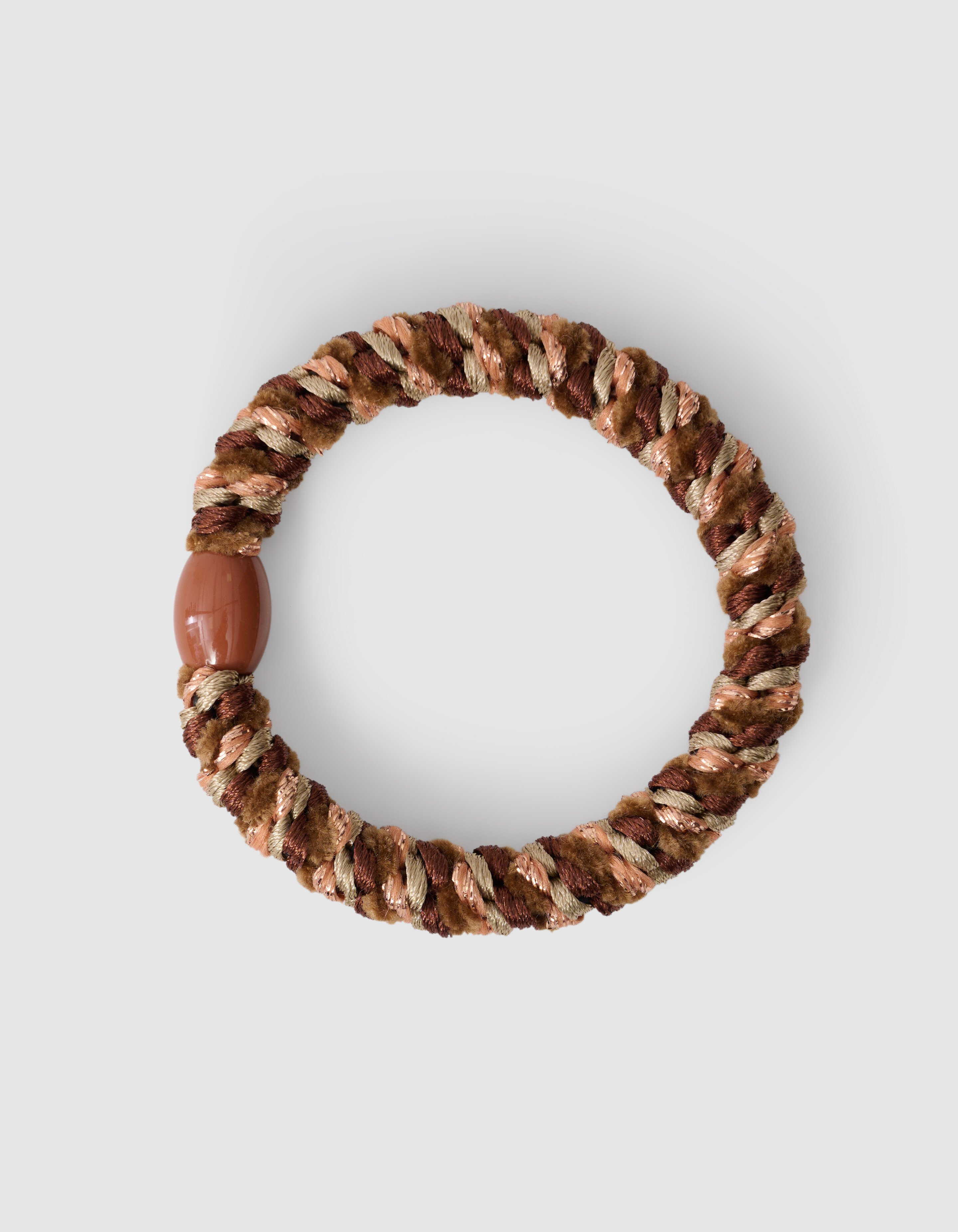 Lurex Haarelastiek Bruin SHOEBY ACCESSOIRES
