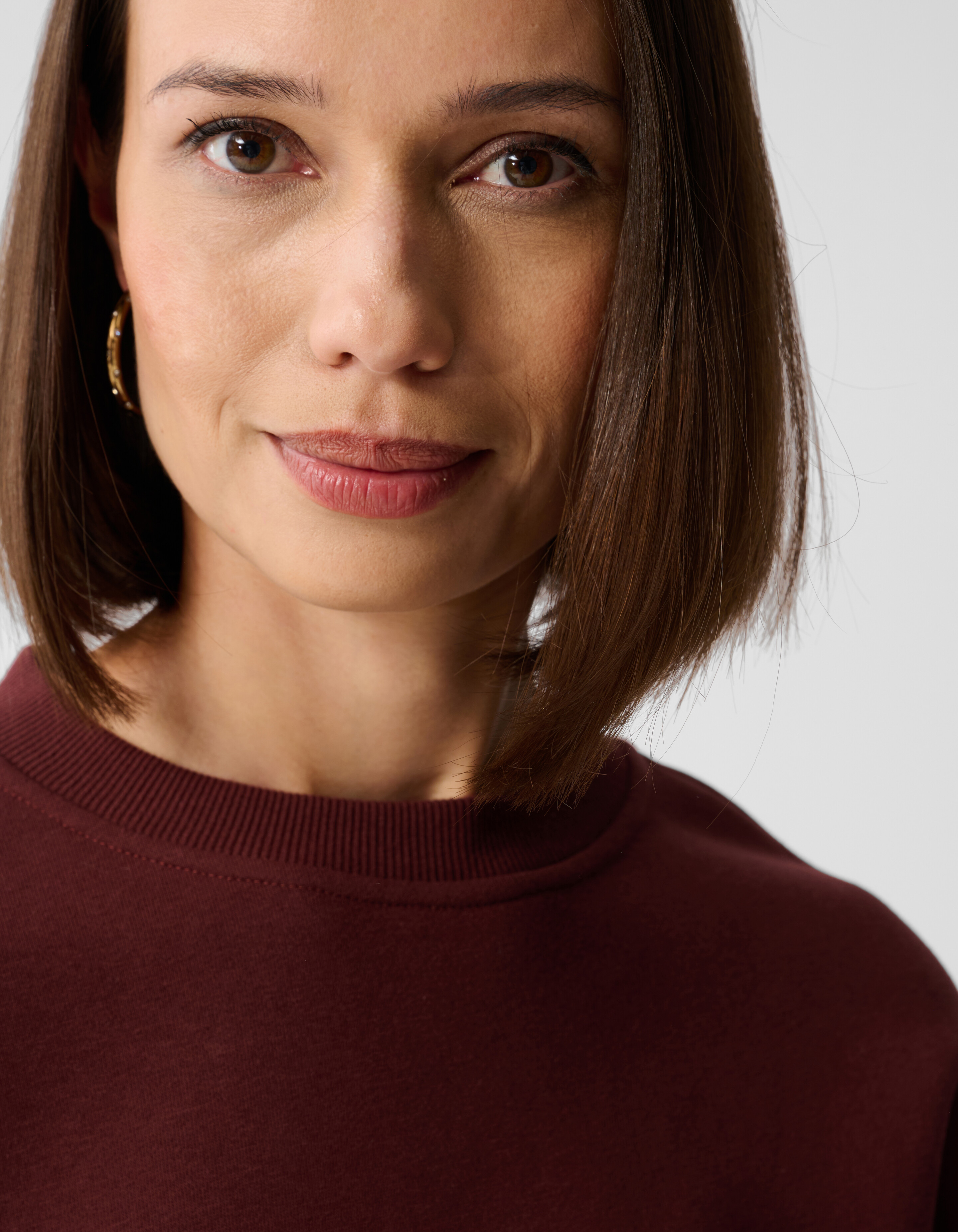 Athletic Artwork Sweater Donkerrood SHOEBY WOMEN