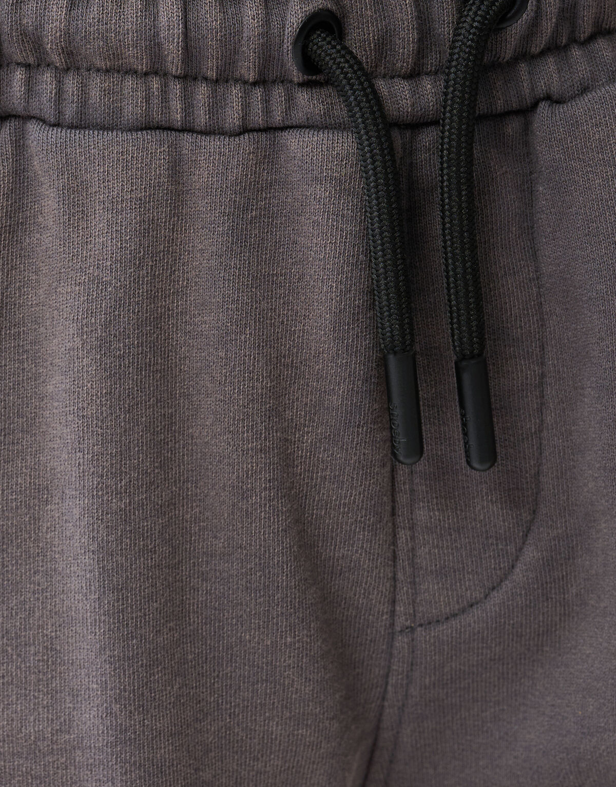 Tekst Short Donkergrijs SHOEBY BOYS