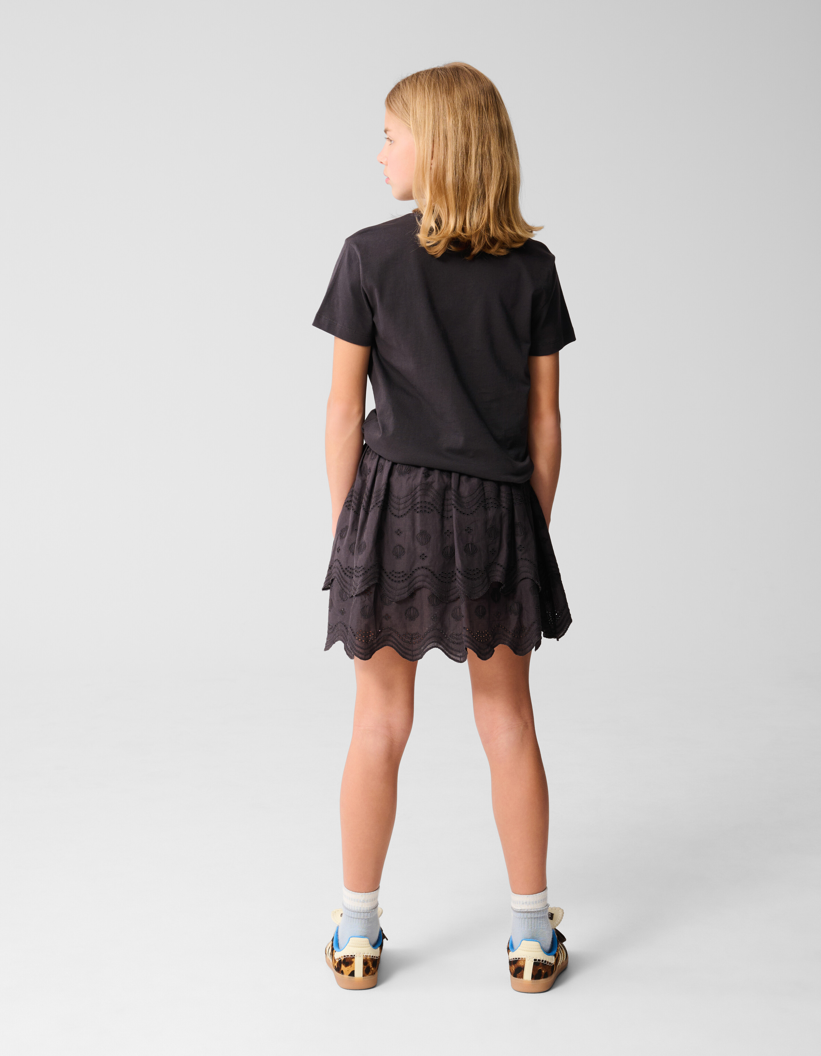 Surf Club Artwork T-shirt Donkergrijs SHOEBY GIRLS
