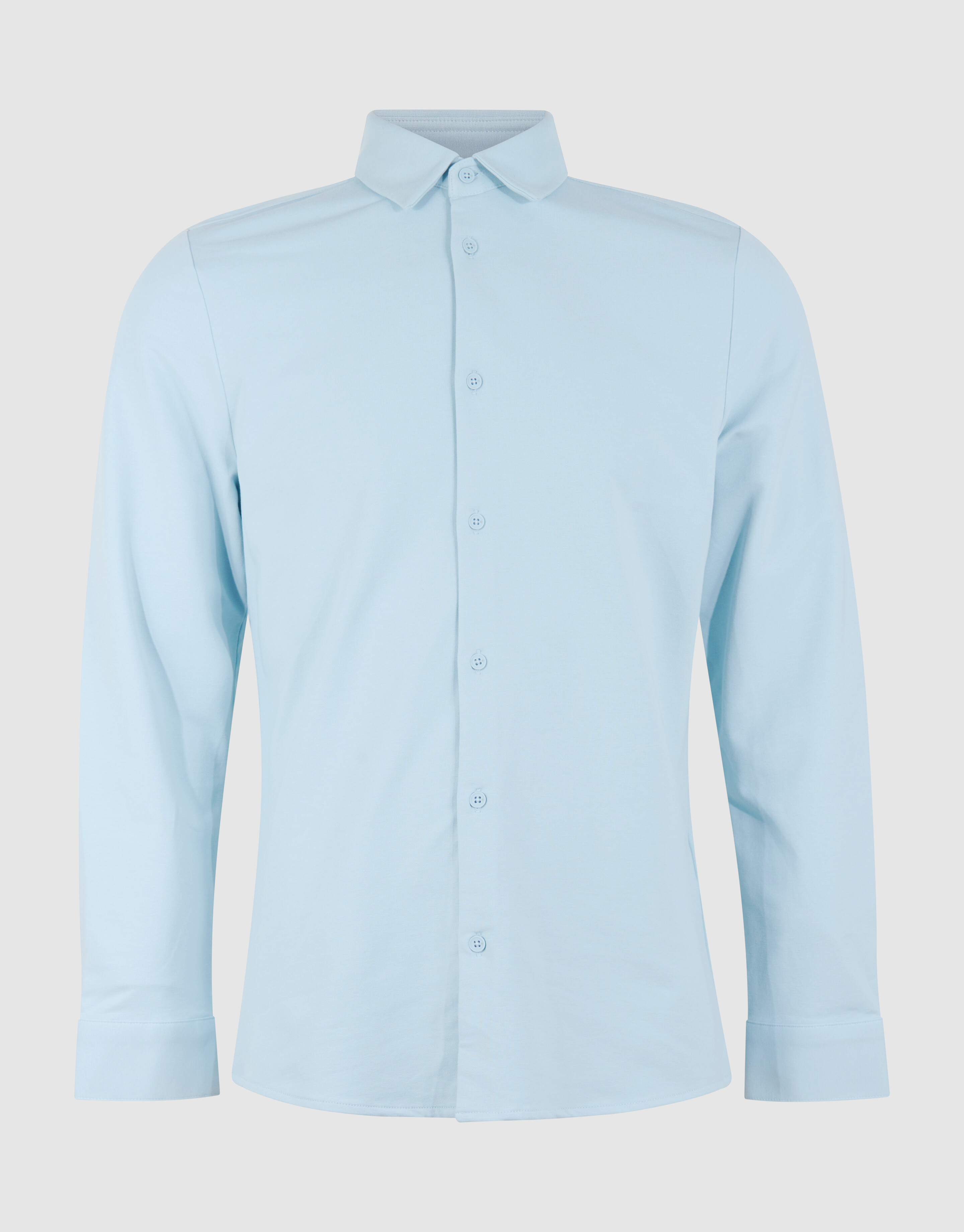 Jersey Longsleeve T-shirt Lichtblauw SHOEBY MEN