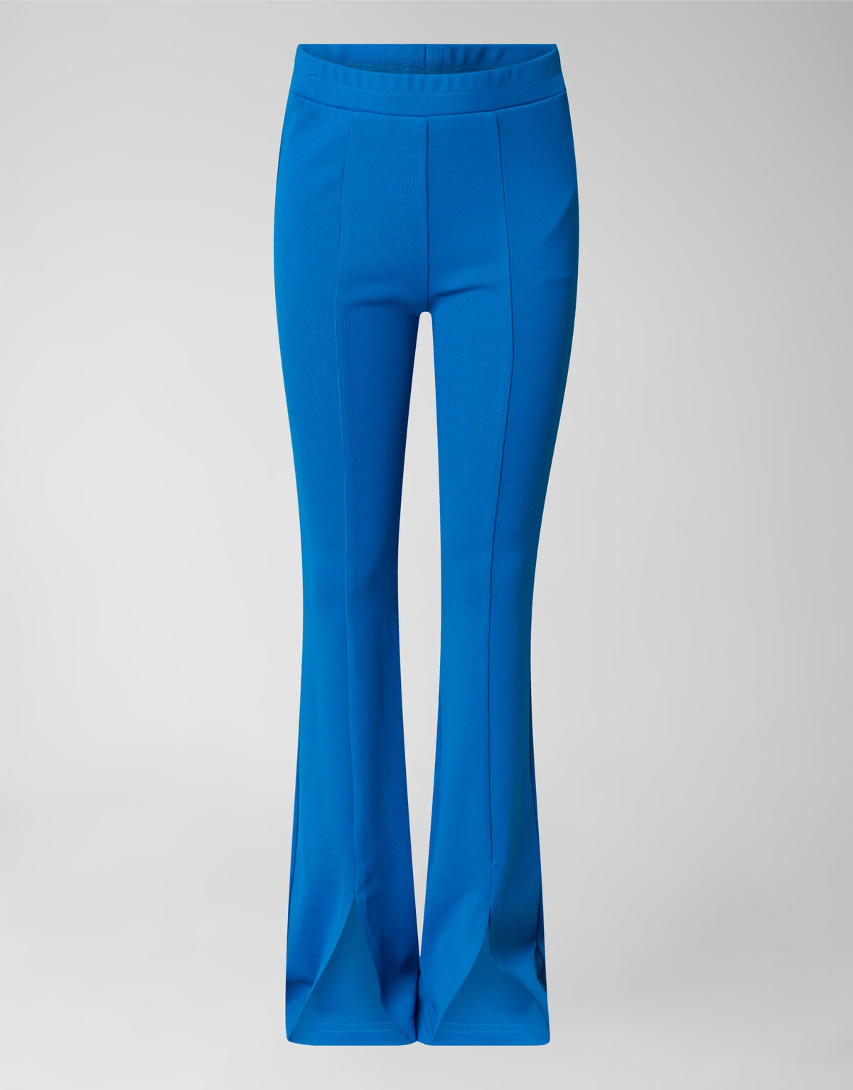 Rib Flared Legging Blauw SHOEBY GIRLS