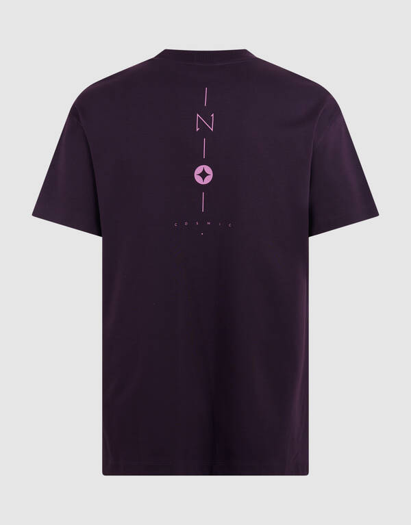 Spark Artwork T-shirt Donkerrood SHOEBY MEN