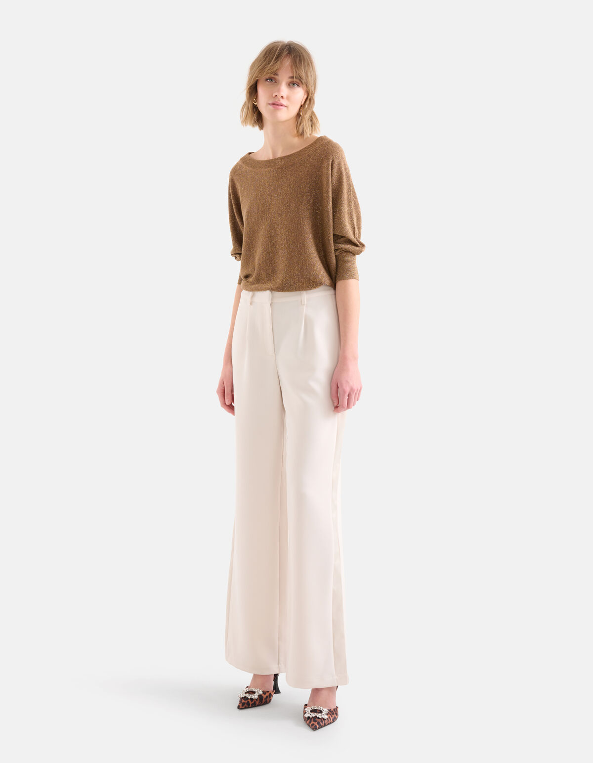 Glitter Batwing Pullover SHOEBY WOMEN