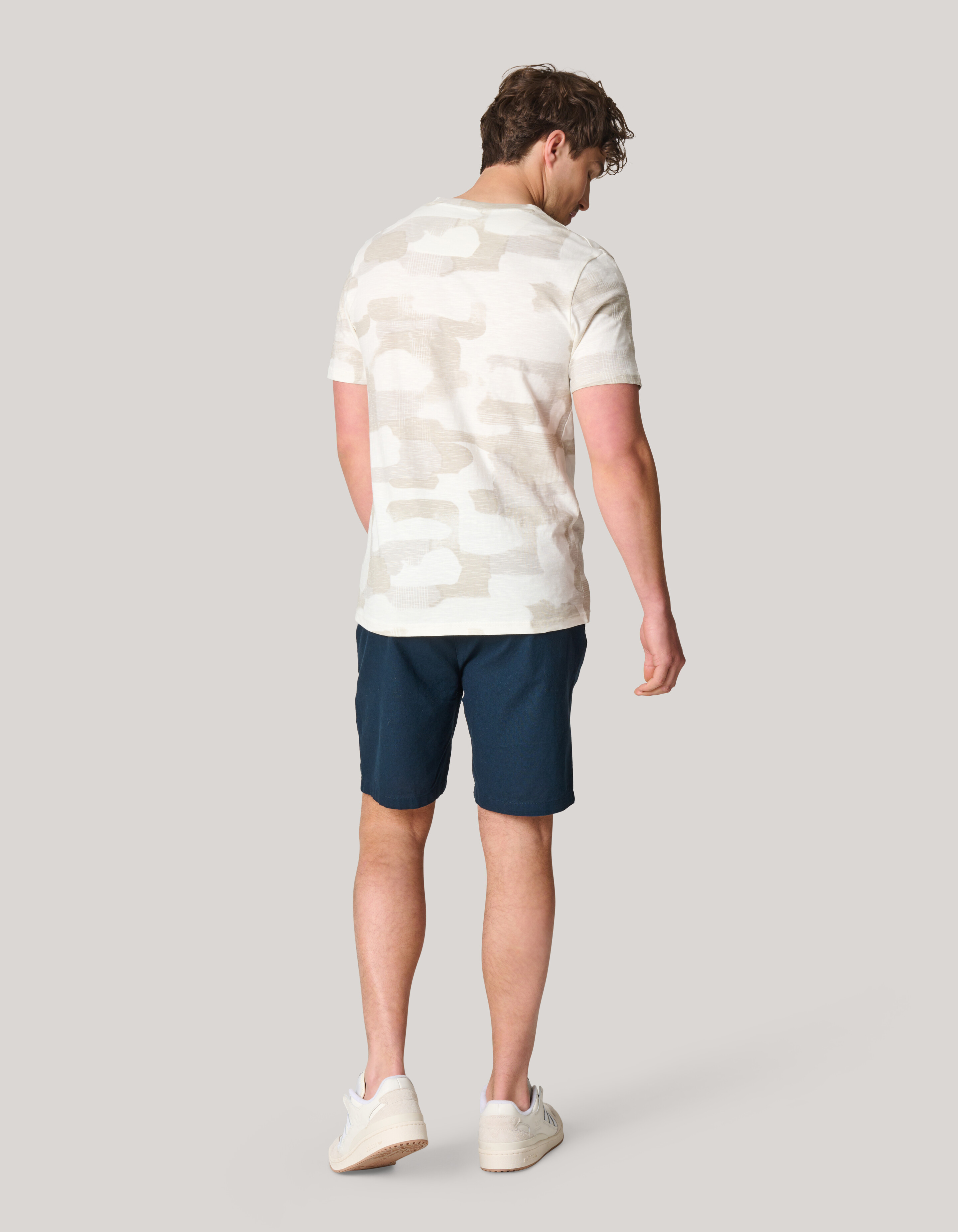 Printed Camo T-shirt Zand SHOEBY MEN