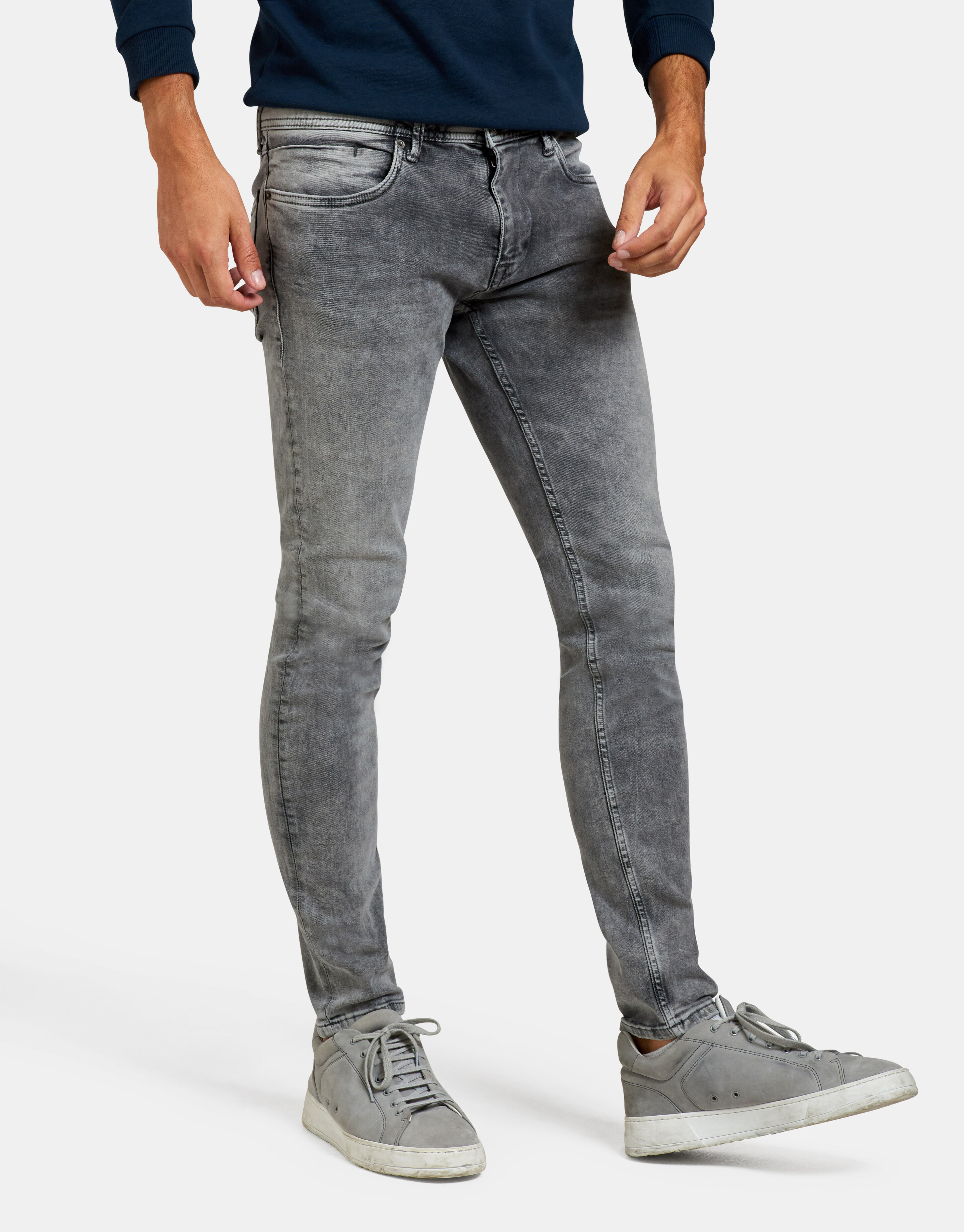 Leroy Skinny Grey Jeans L32 REFILL AUTHENTIC