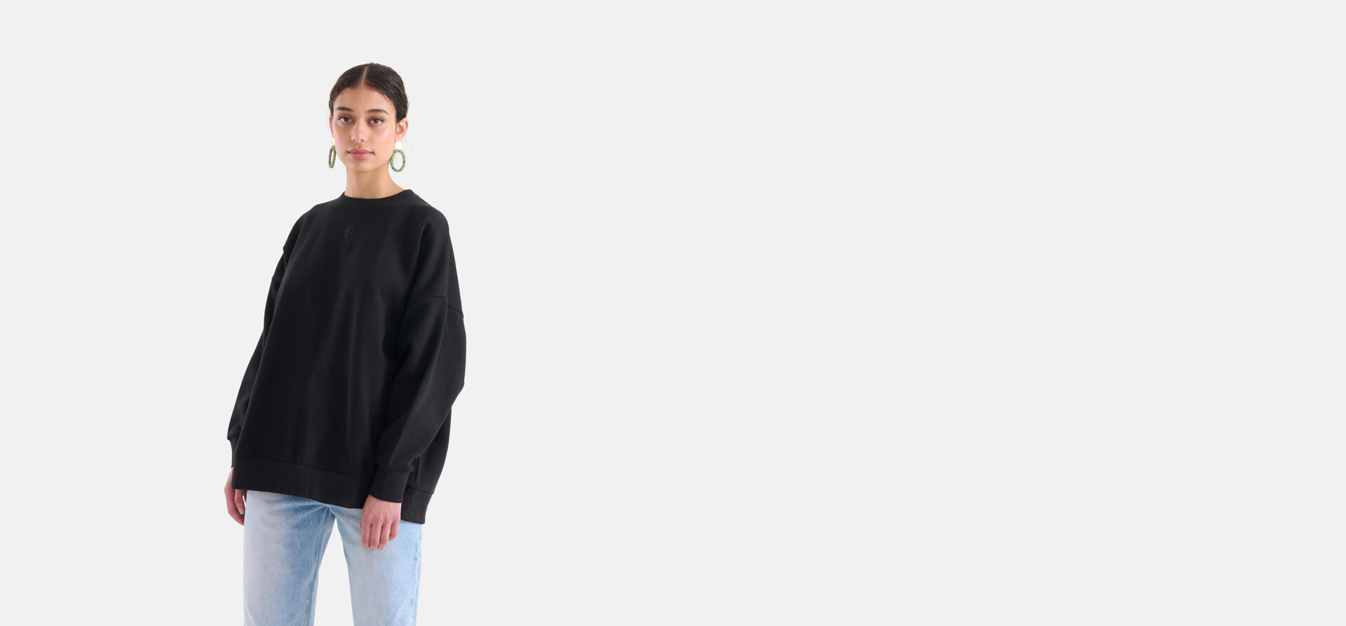 Basis Sweater Zwart SHOEBY WOMEN