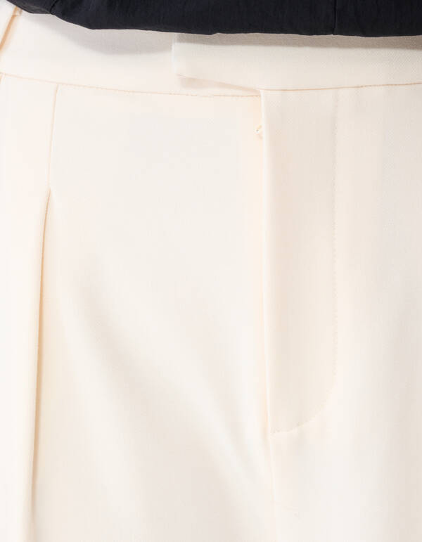 Loose Fit Pantalon Gebroken Wit SHOEBY WOMEN