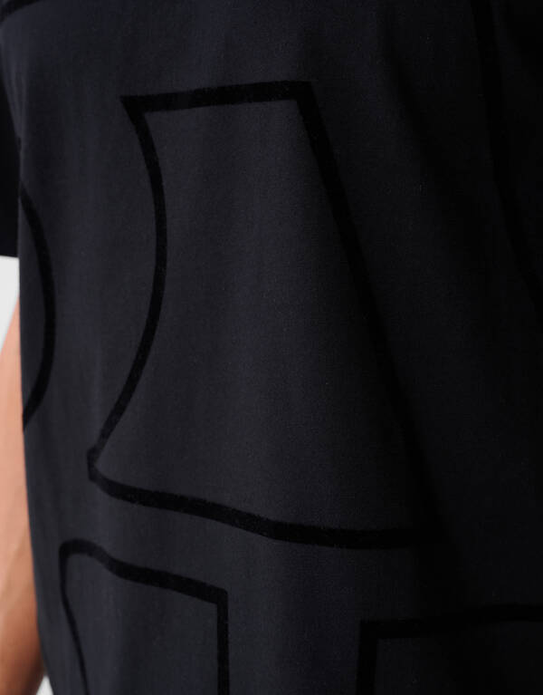 Flock Line Artwork T-shirt Zwart SHOEBY MEN