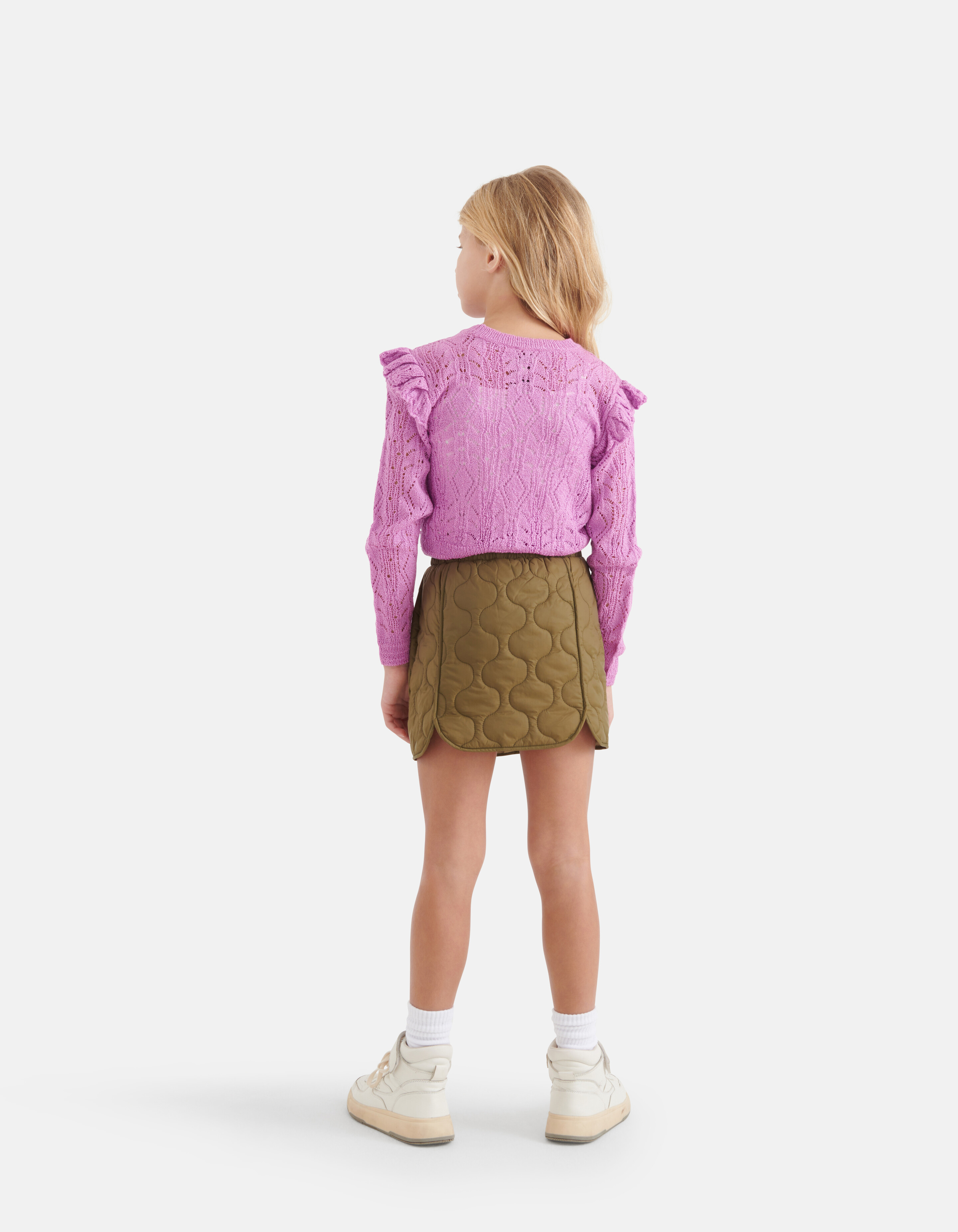 Ajour Top Lichtpaars SHOEBY GIRLS