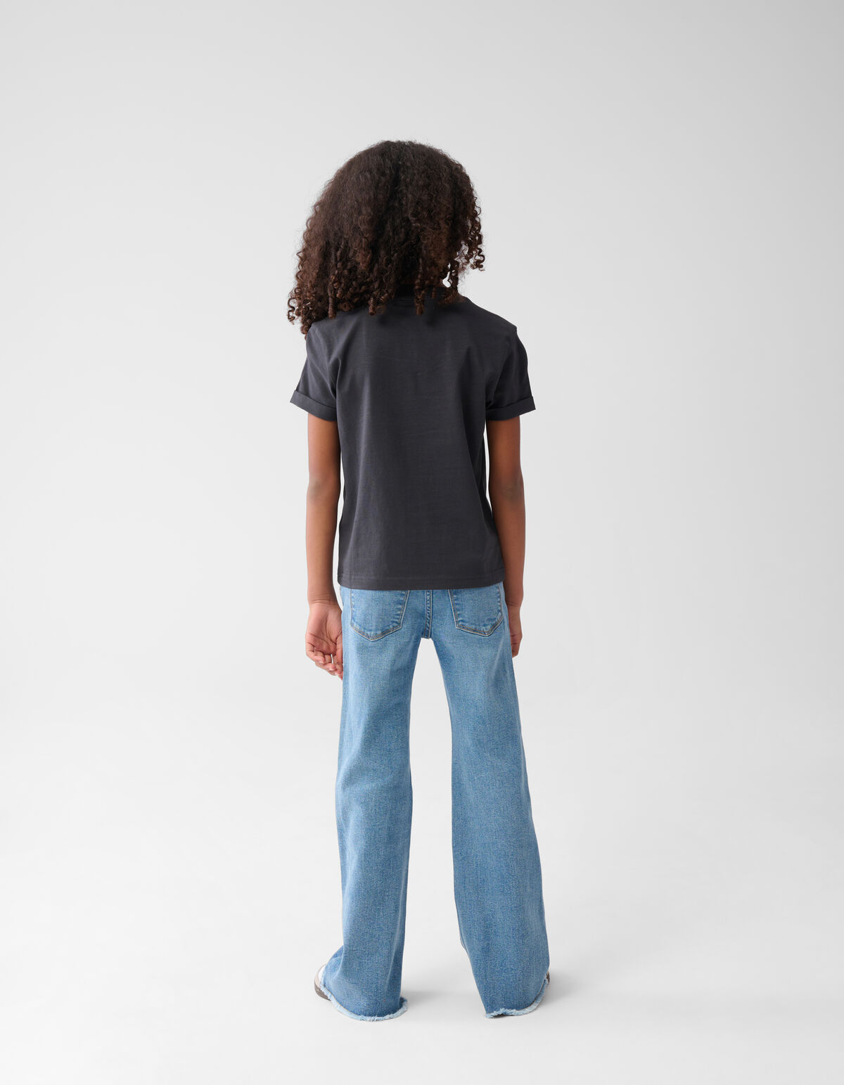 Artwork T-shirt Donkergrijs SHOEBY GIRLS