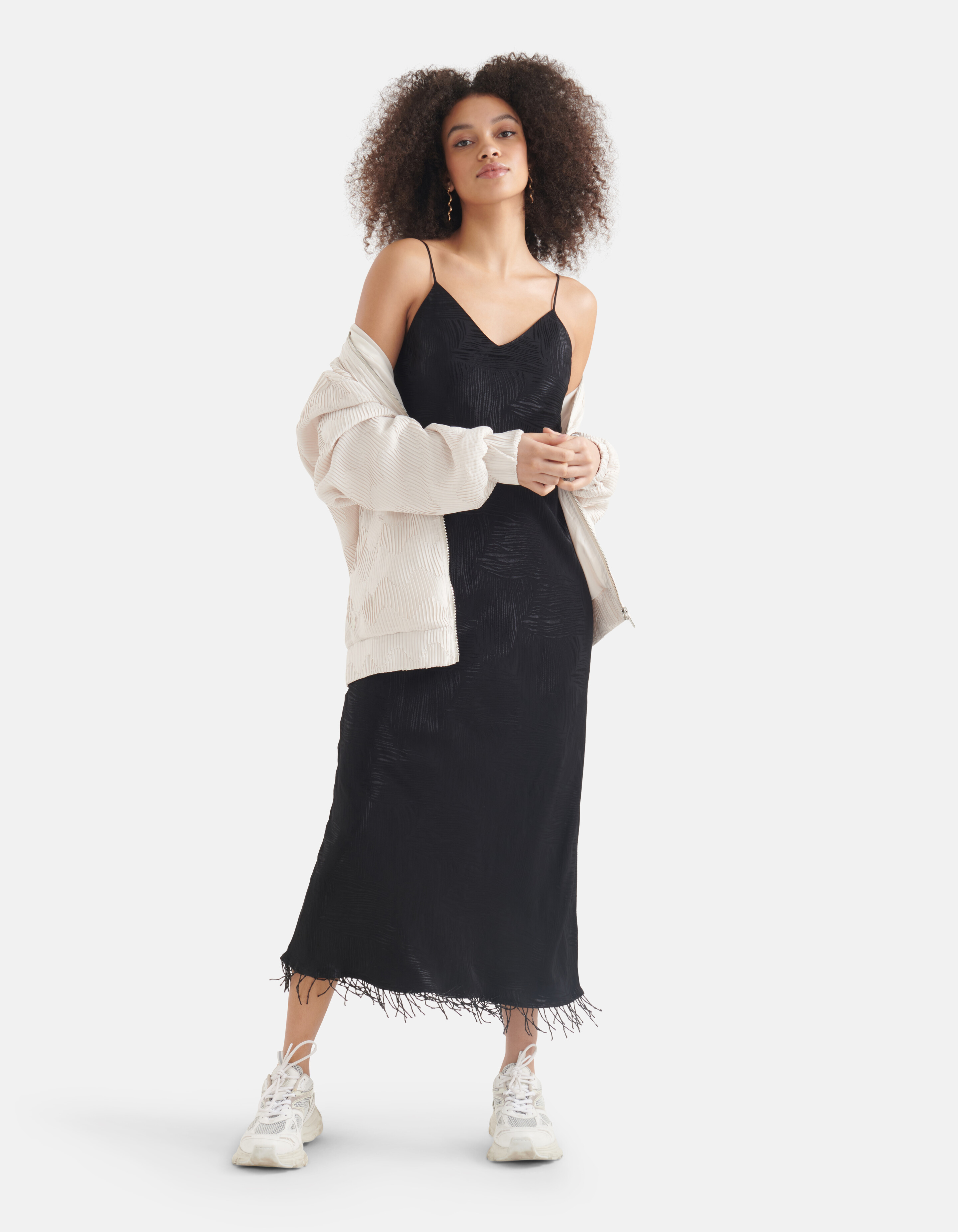 Fringe Jurk Zwart SHOEBY WOMEN