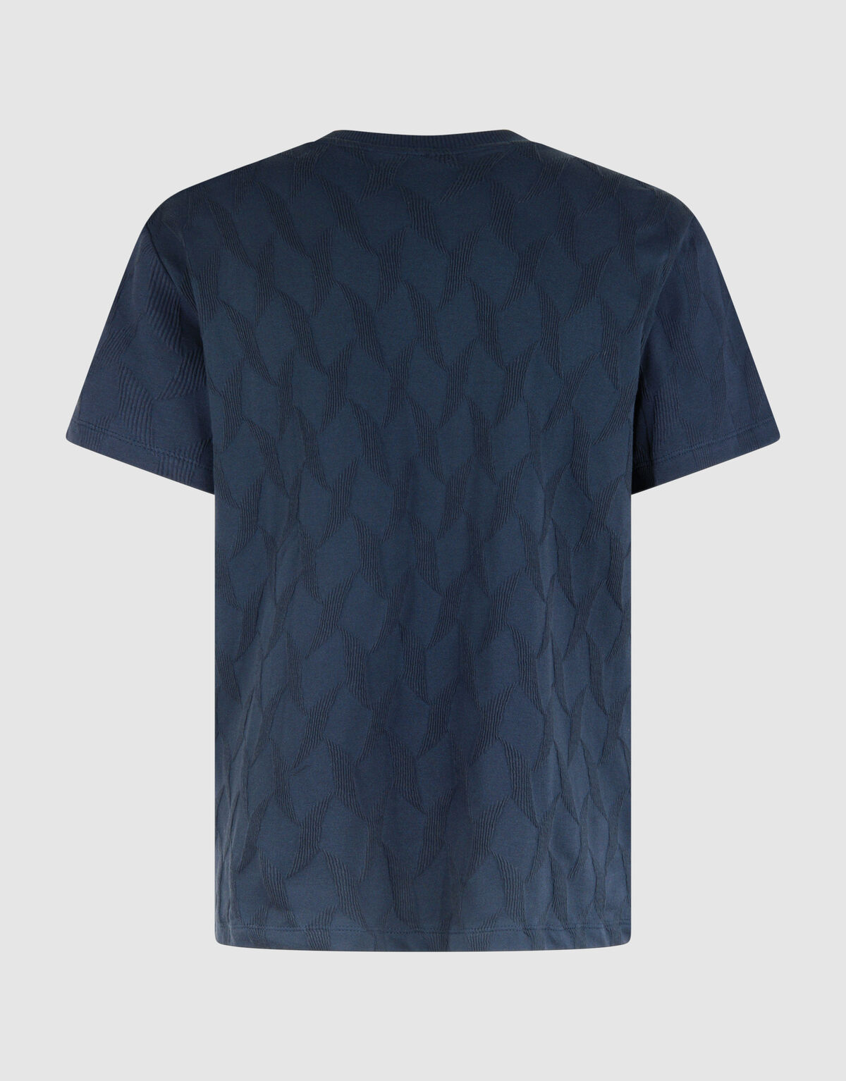 Structuur T-shirt Donkerblauw SHOEBY MEN