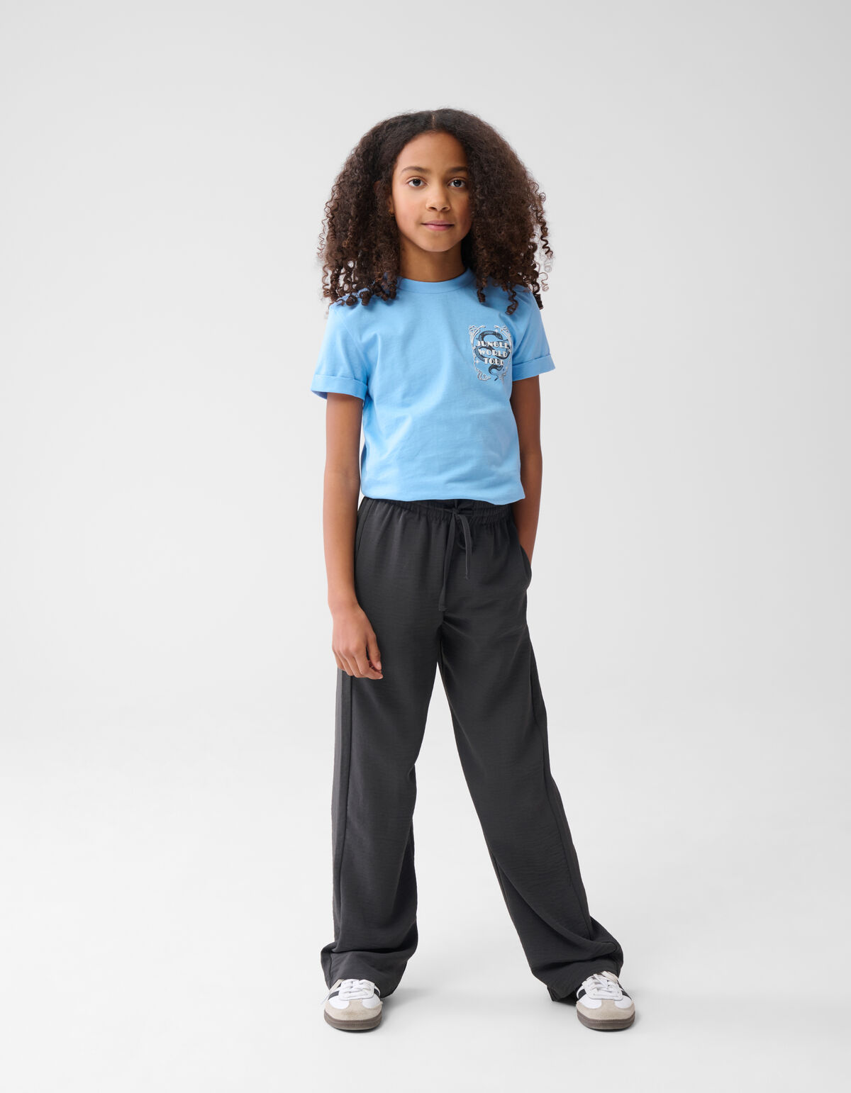 Artwork T-shirt Blauw SHOEBY GIRLS