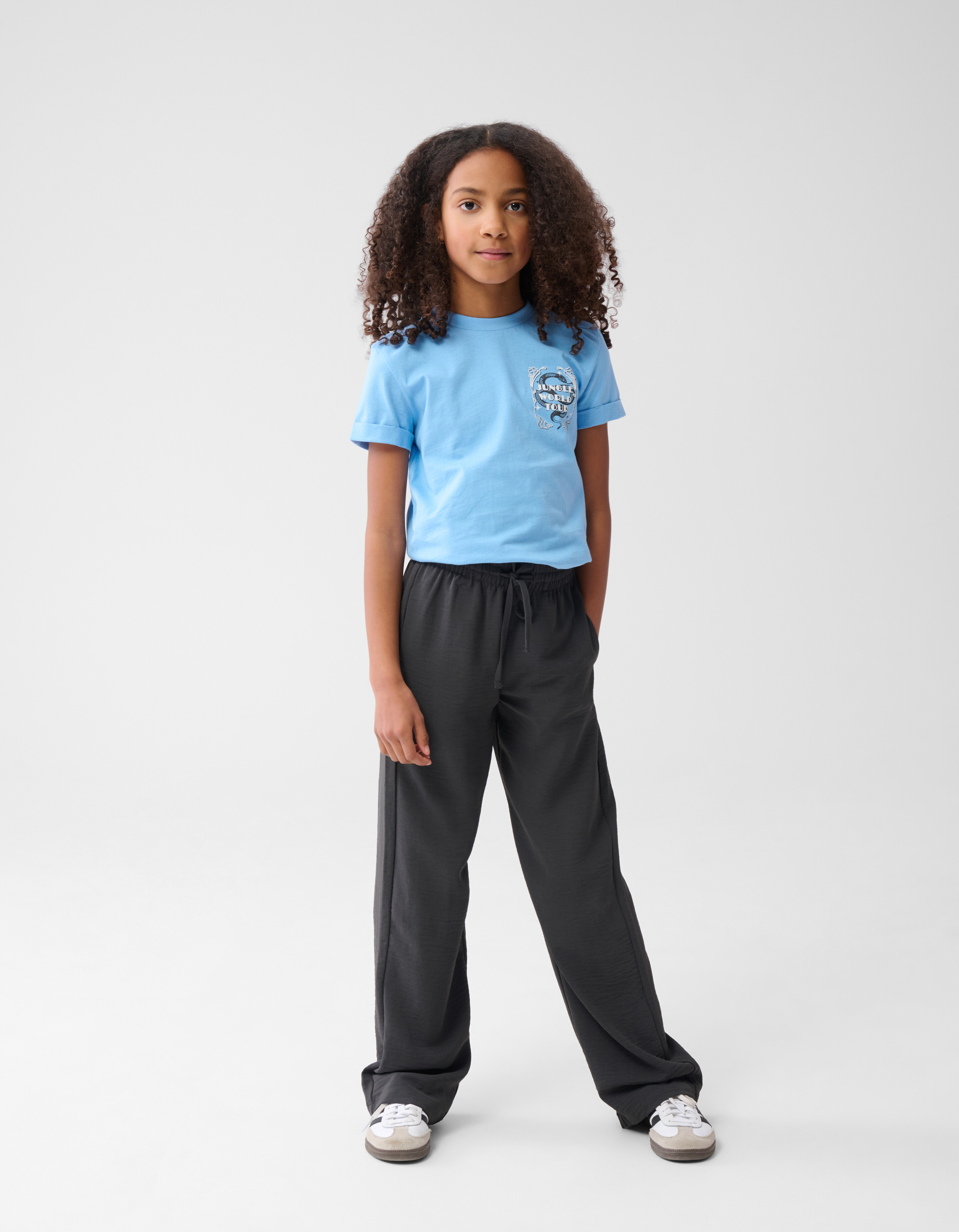 Artwork T-shirt Blauw SHOEBY GIRLS