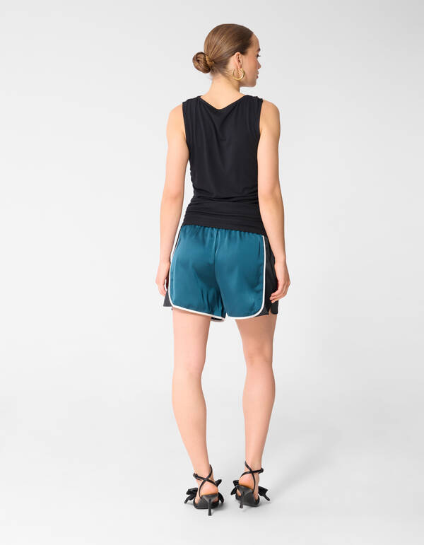 Sleeveless Hardware Top Zwart SHOEBY WOMEN