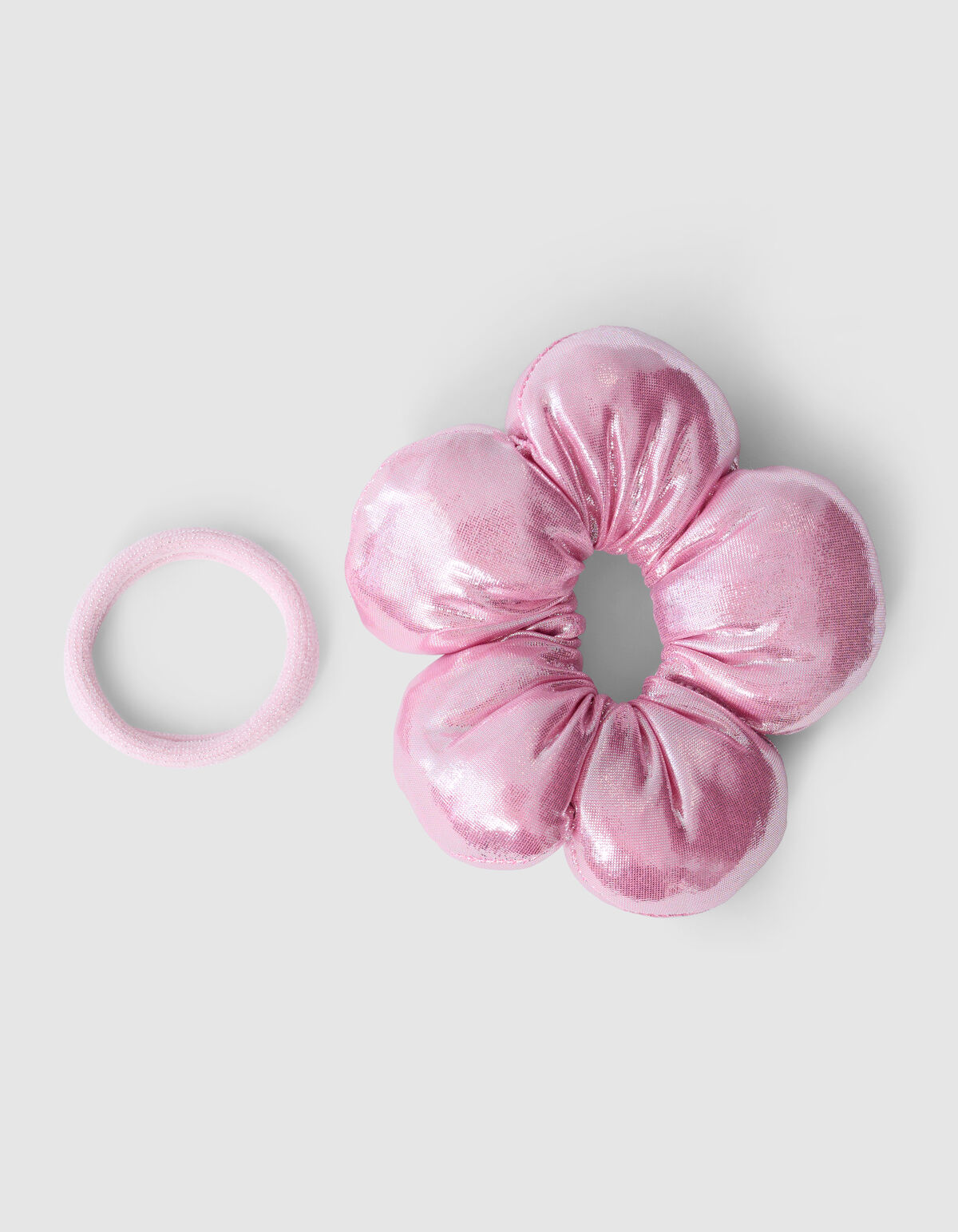 Shiny Bloem Elastiek Lichtroze SHOEBY ACCESSOIRES