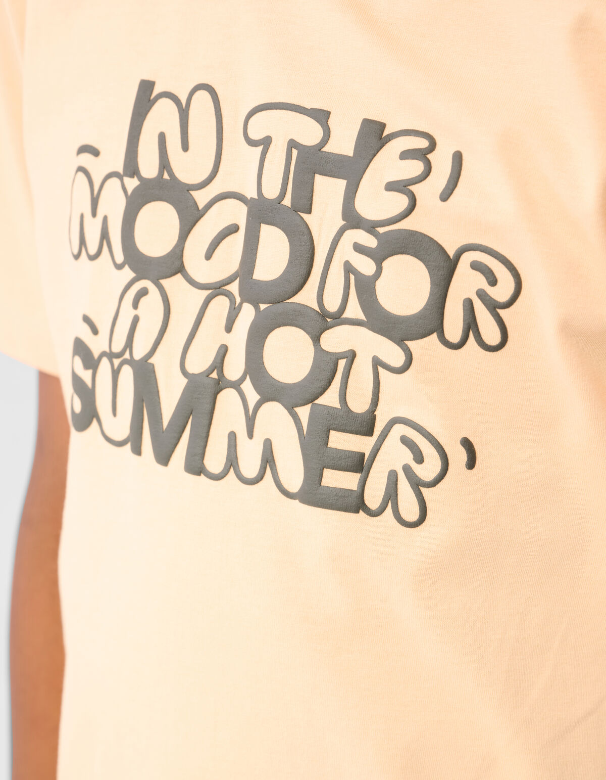 Hot Summer Artwork T-shirt Lichtoranje SHOEBY BOYS