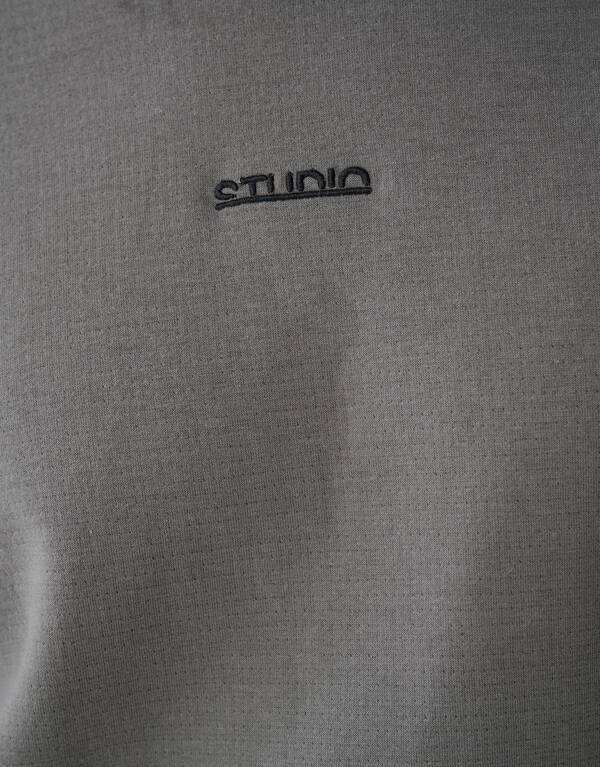 Studio Longsleeve T-shirt Donkergroen SHOEBY MEN