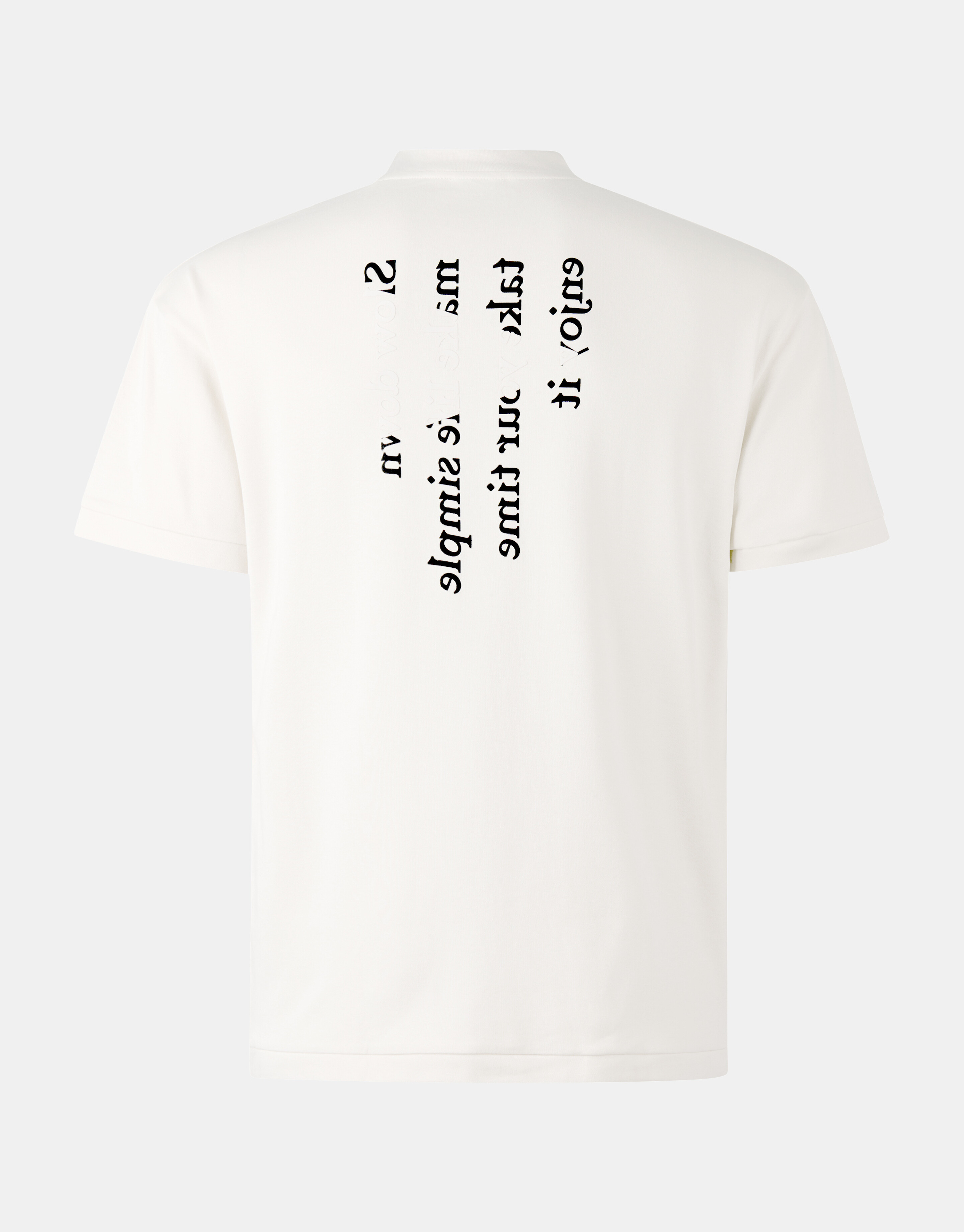 Printed T-shirt Gebroken Wit SHOEBY MEN