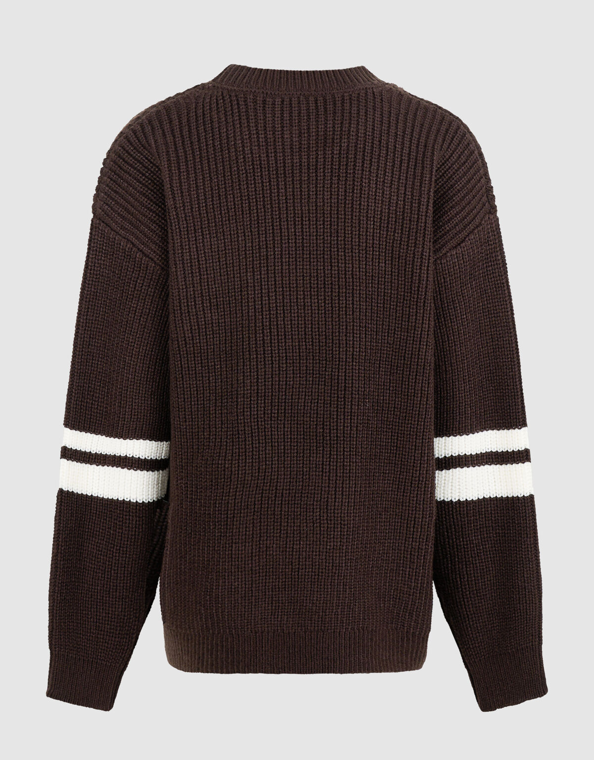 Varsity Gebreide Trui Donkerbruin SHOEBY BOYS