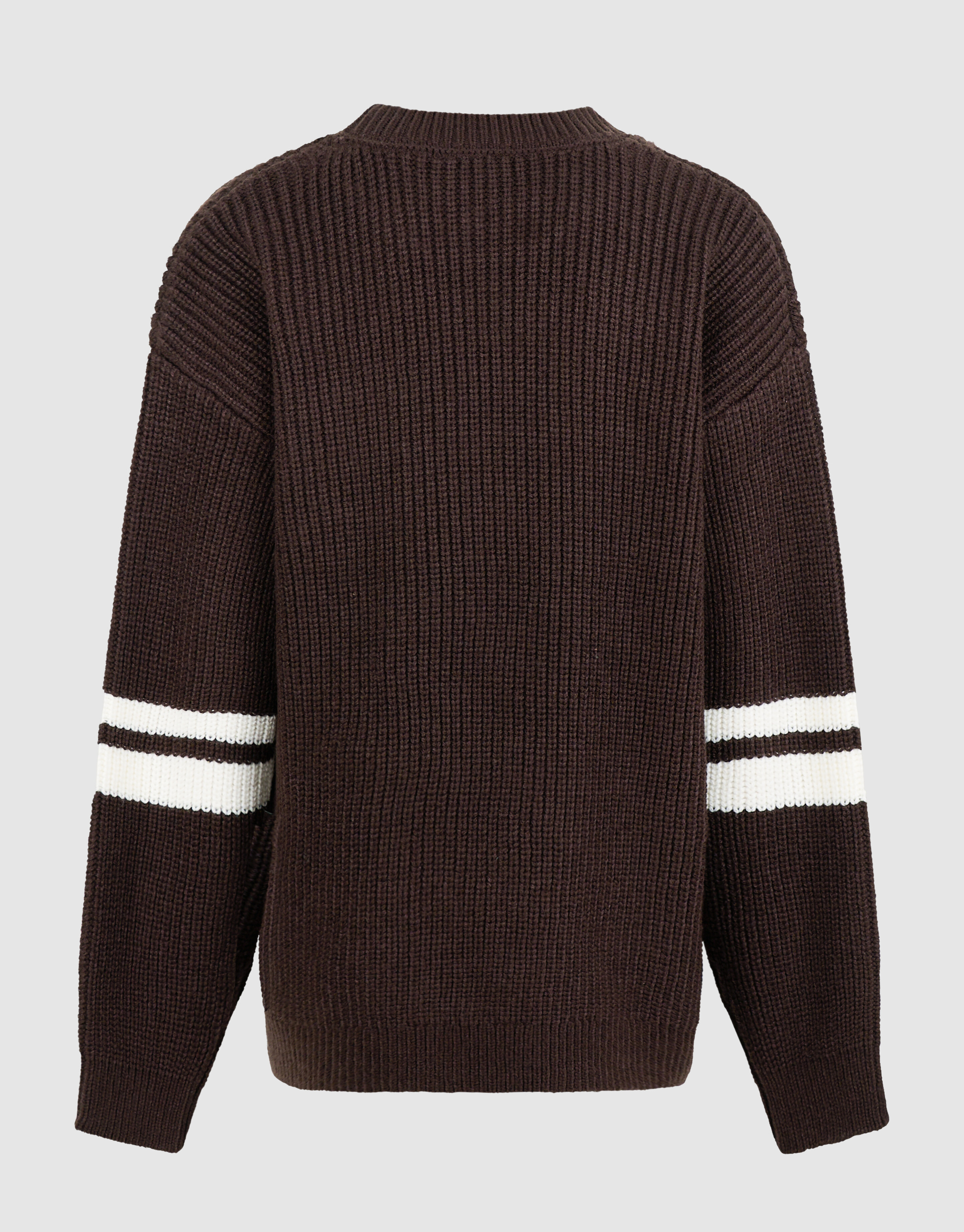 Varsity Gebreide Trui Donkerbruin SHOEBY BOYS