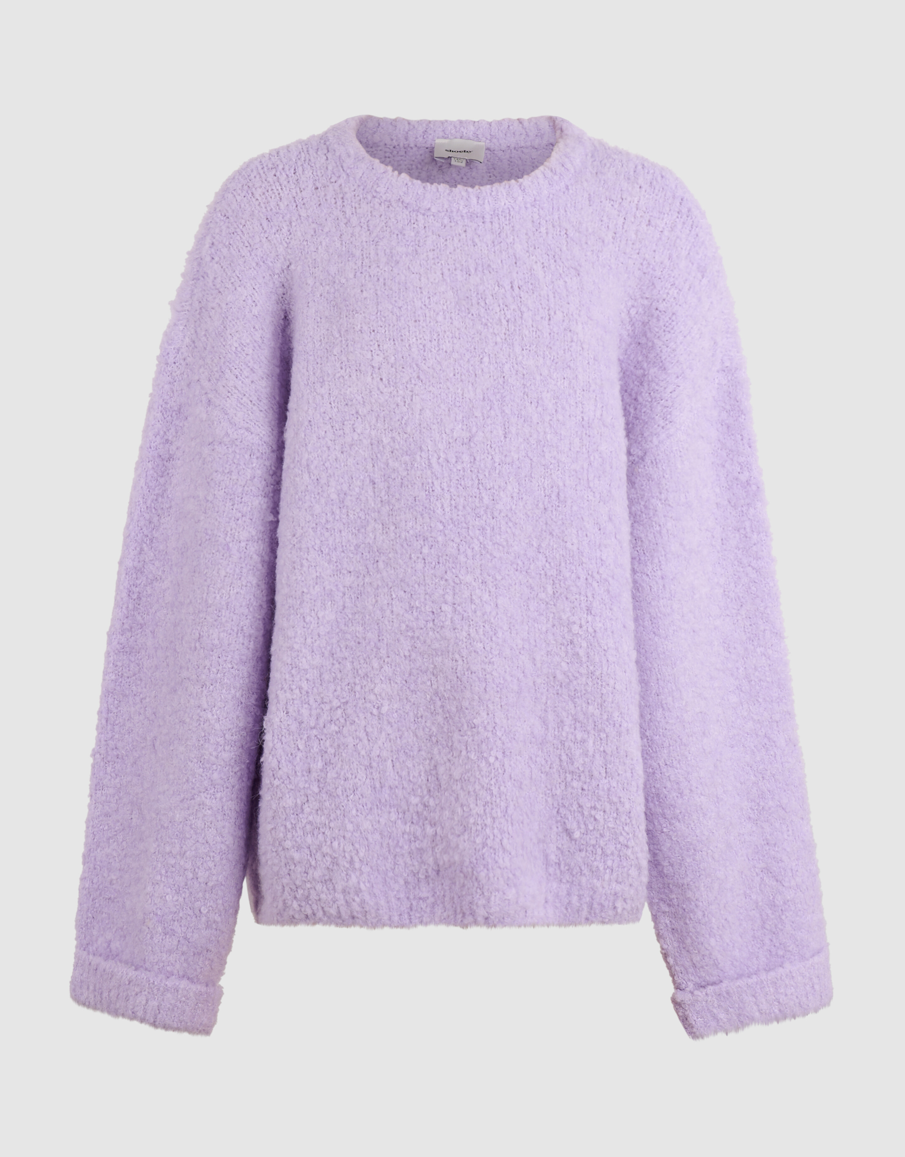 Oversized Gebreide Trui Paars SHOEBY GIRLS