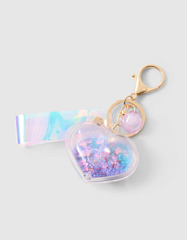 Heart Sleutelhanger Paars SHOEBY ACCESSOIRES