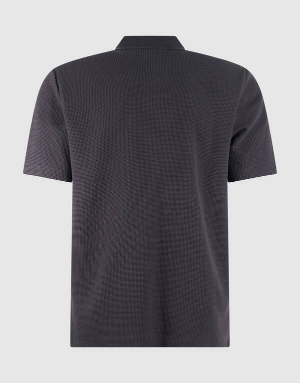 Waffle Polo Donkergrijs SHOEBY MEN