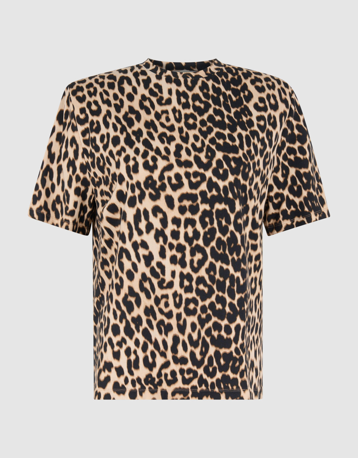 Padded Leopard T-shirt Bruin SHOEBY WOMEN