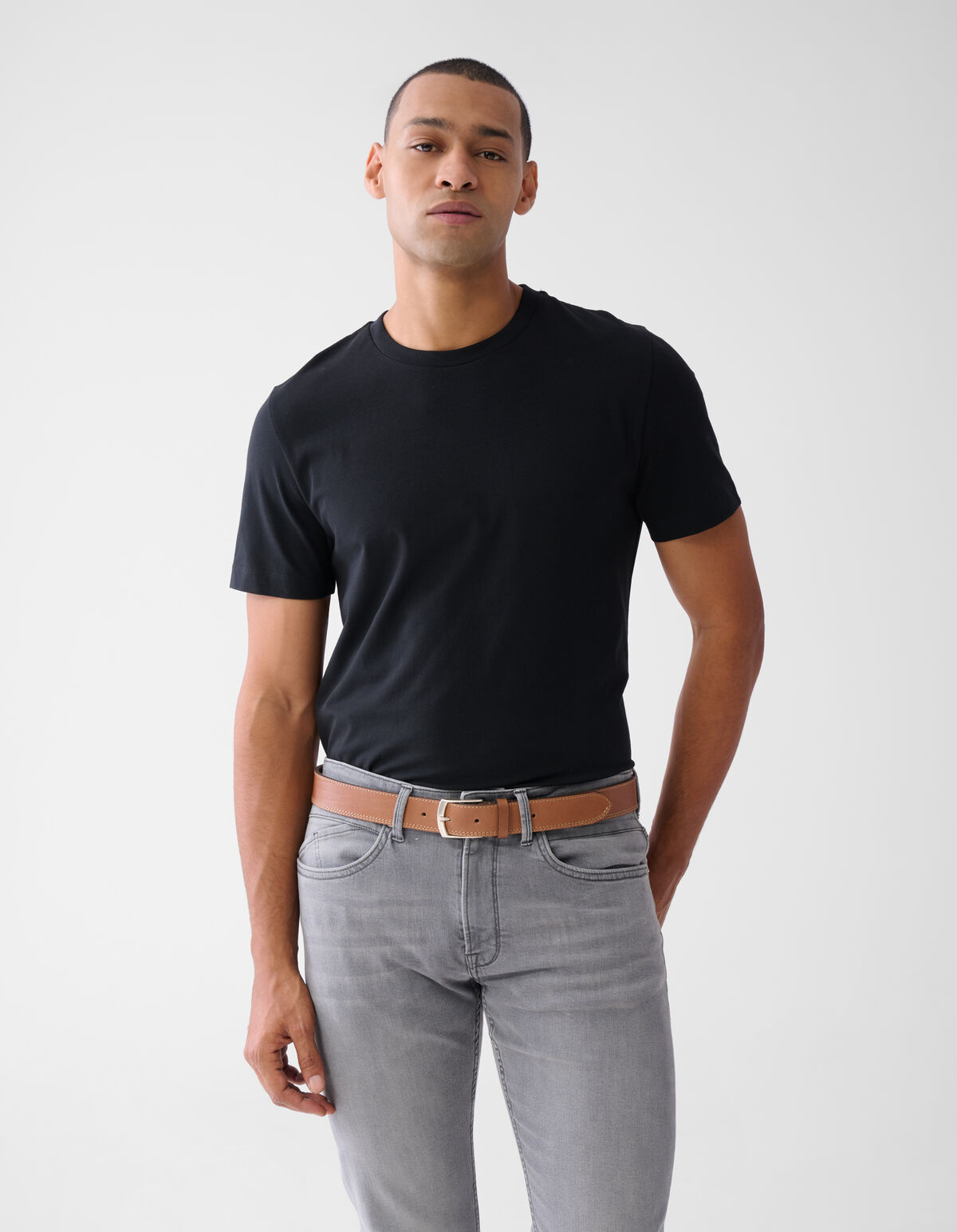 Leren Riem Bruin SHOEBY MEN