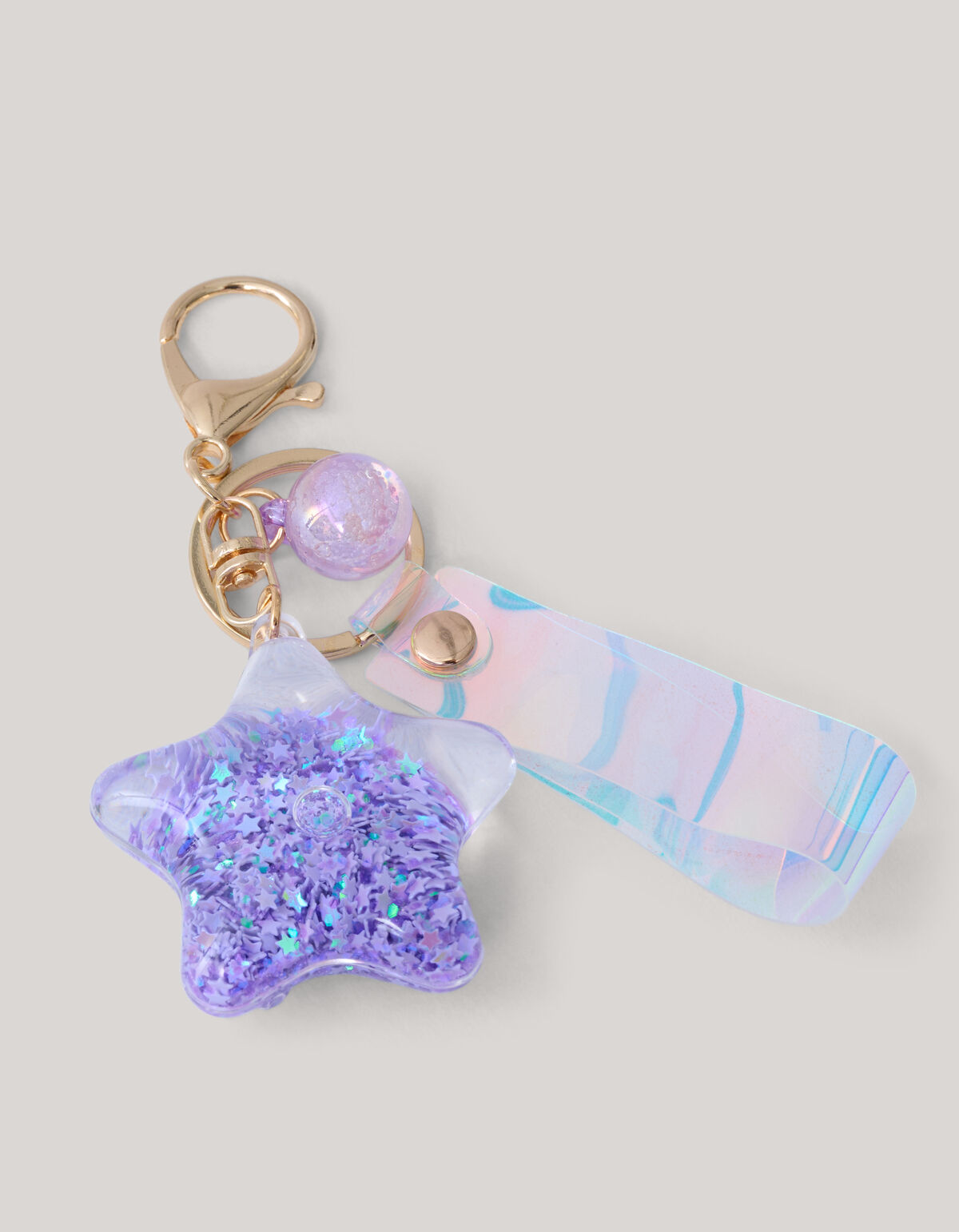 Ster Sleutelhanger Paars SHOEBY ACCESSOIRES