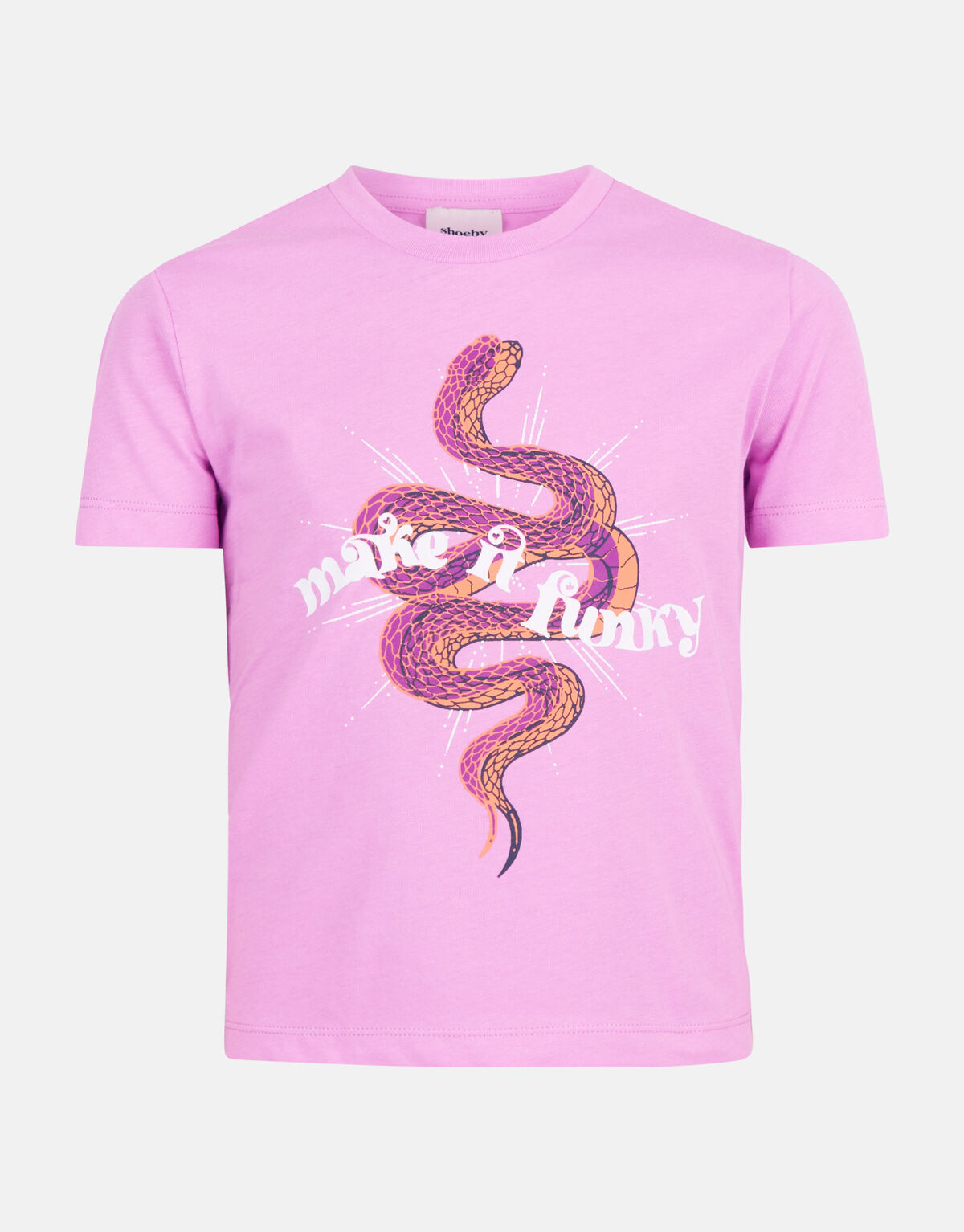 Funky Artwork T-shirt Roze SHOEBY GIRLS