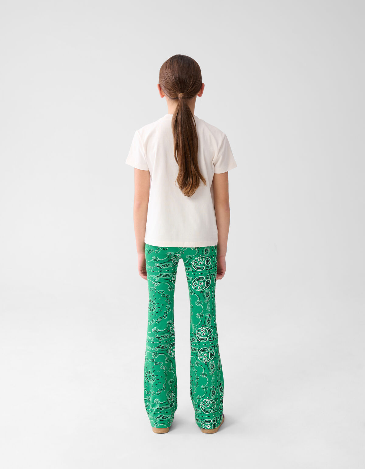 Pocket T-shirt Gebroken Wit SHOEBY GIRLS