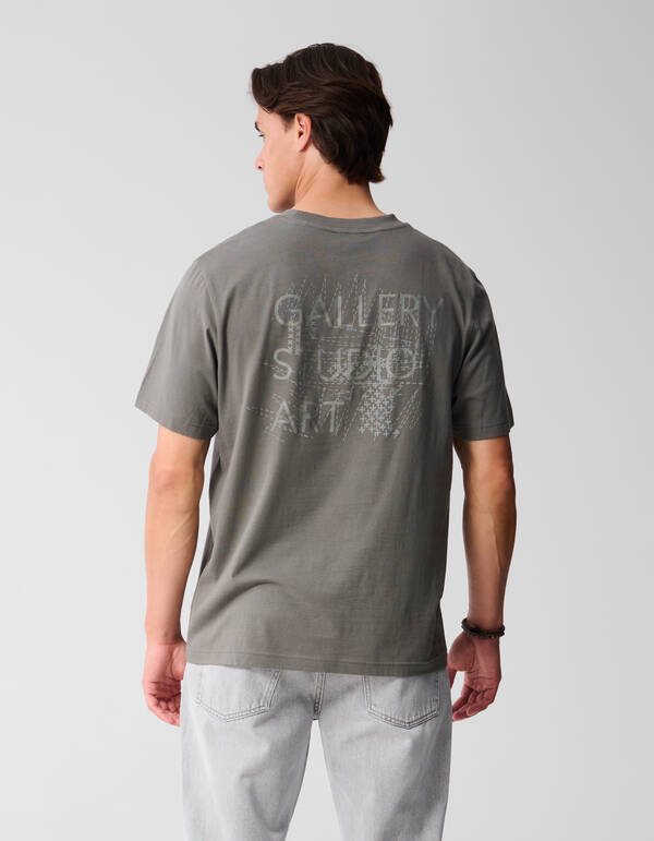 Gallery Artwork T-shirt Donkergroen SHOEBY MEN