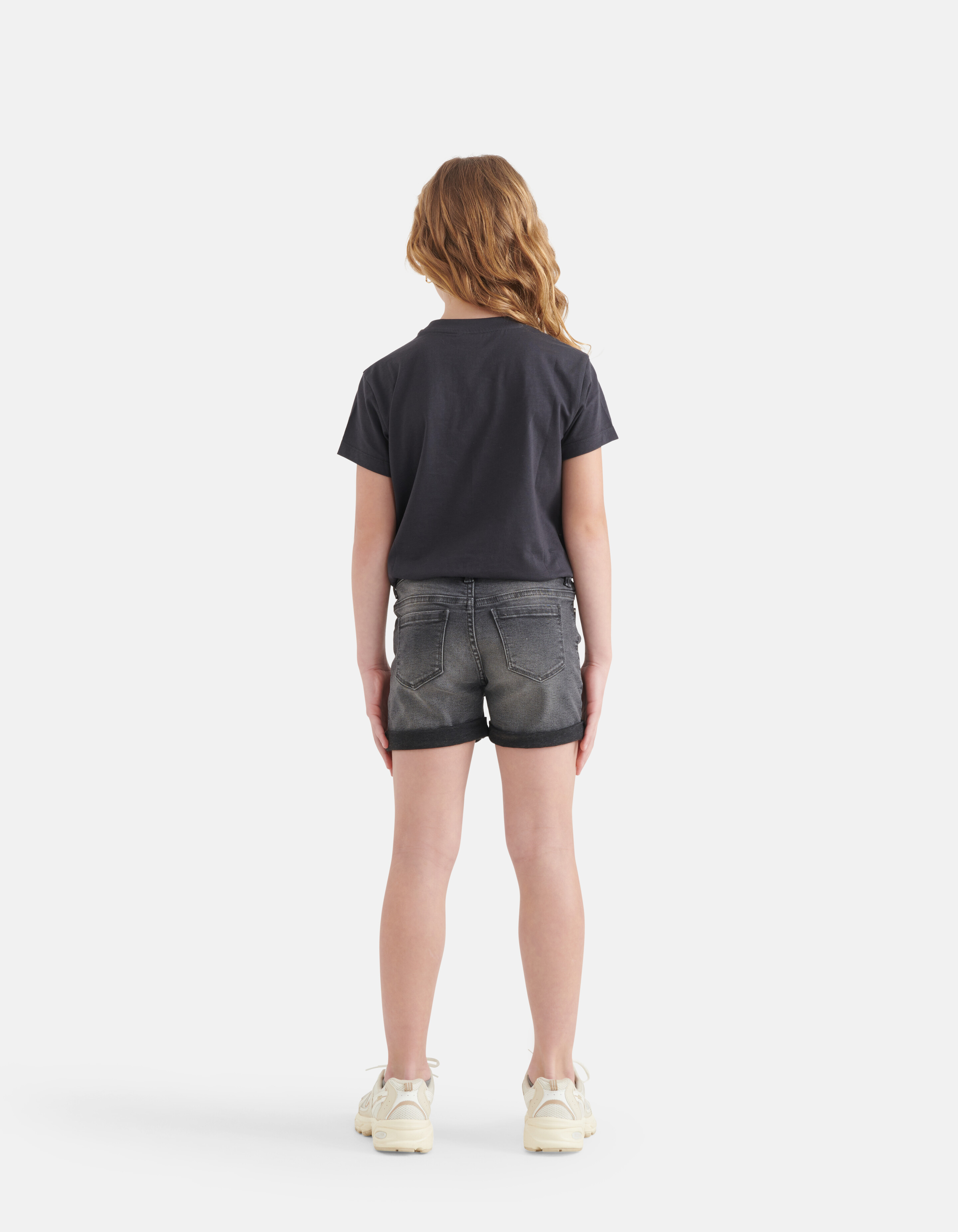 Artwork T-shirt Donkergrijs SHOEBY GIRLS