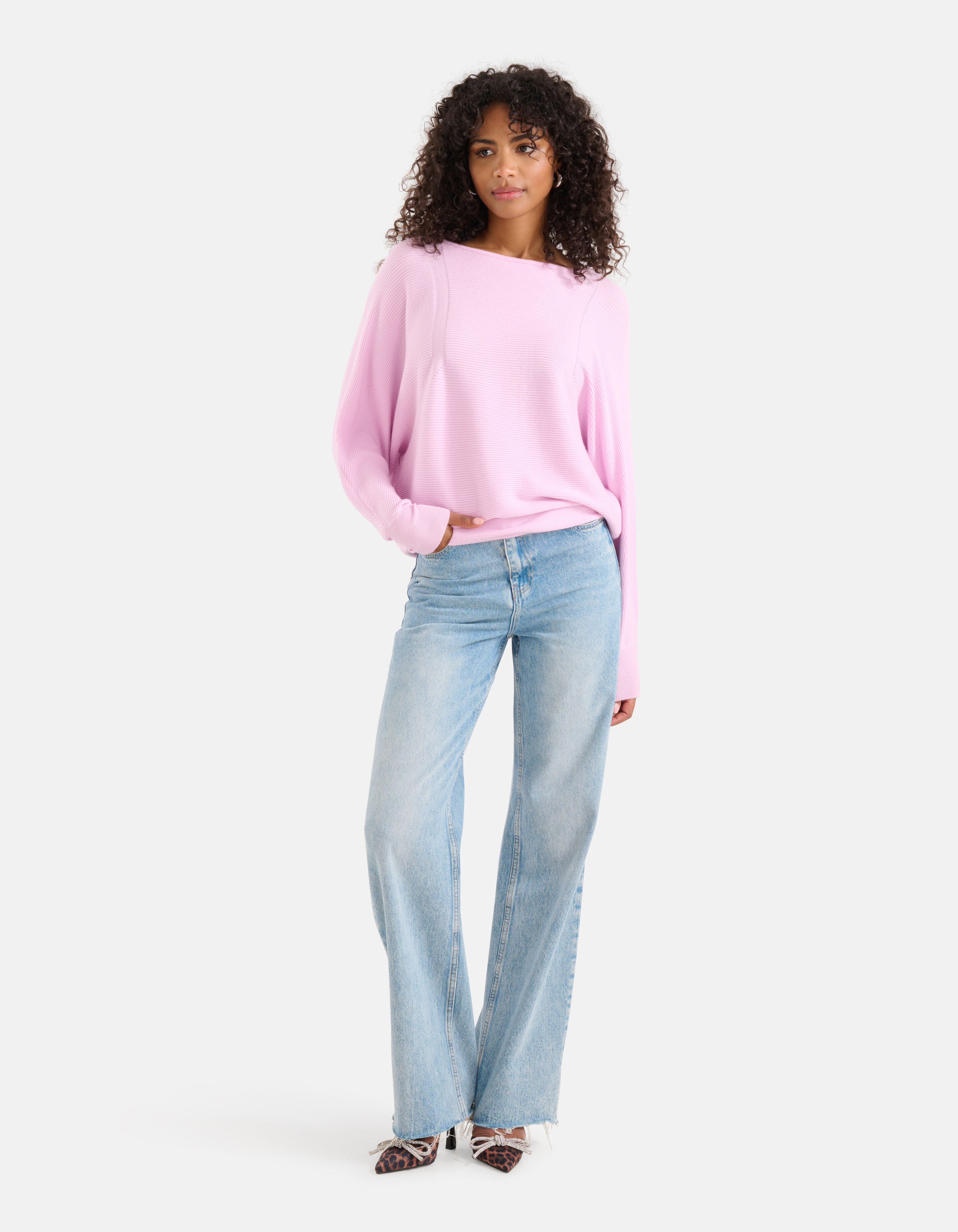 Oversized Trui Lichtroze SHOEBY WOMEN