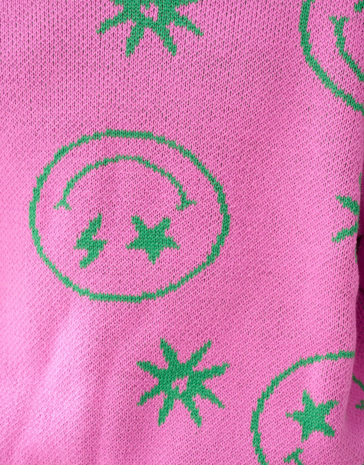 Smiley Sweater Roze SHOEBY GIRLS