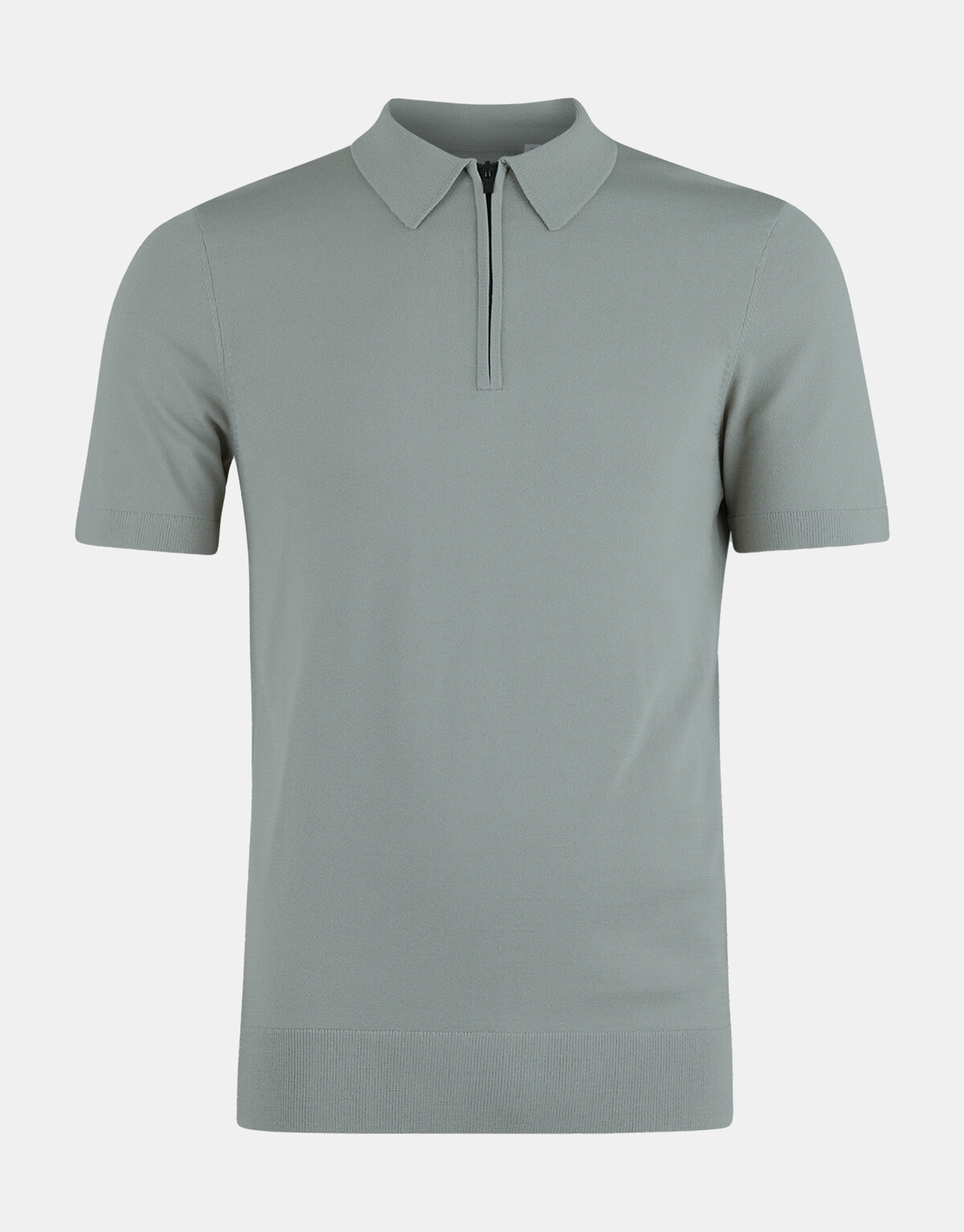 Zipper Knit Polo Shirt REFILL
