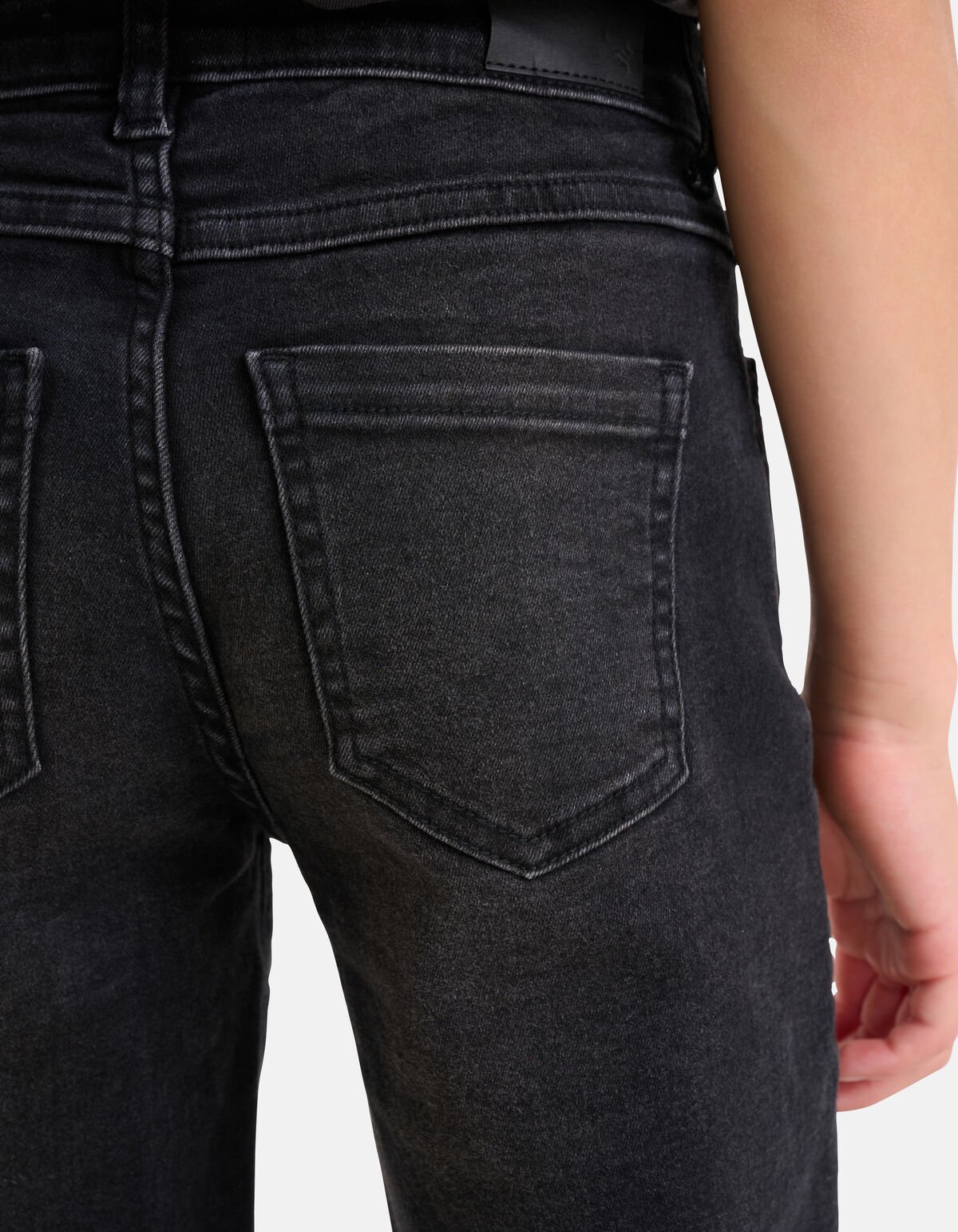 Heart Wide Leg Jeans Zwart SHOEBY GIRLS