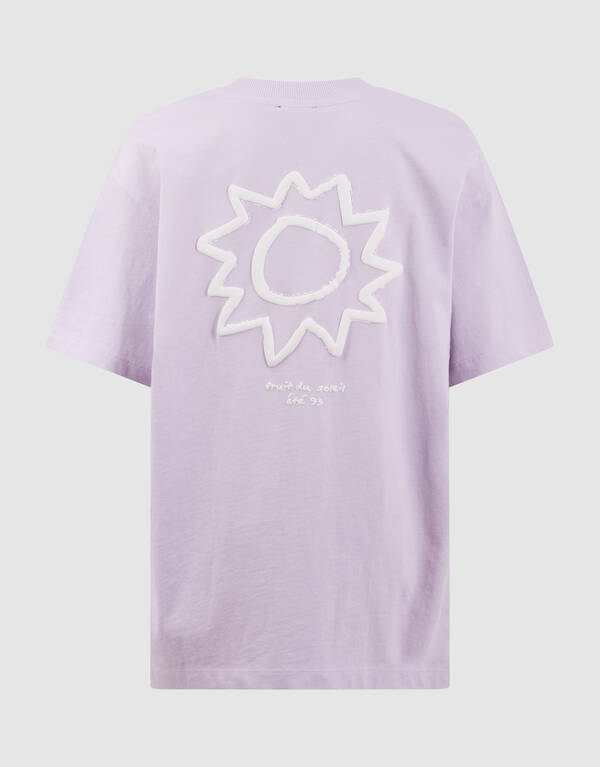 Soleil Artwork T-shirt Lichtpaars SHOEBY BOYS