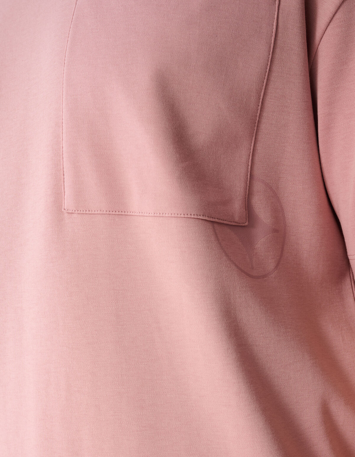 Logo Pocket T-shirt Roze SHOEBY MEN