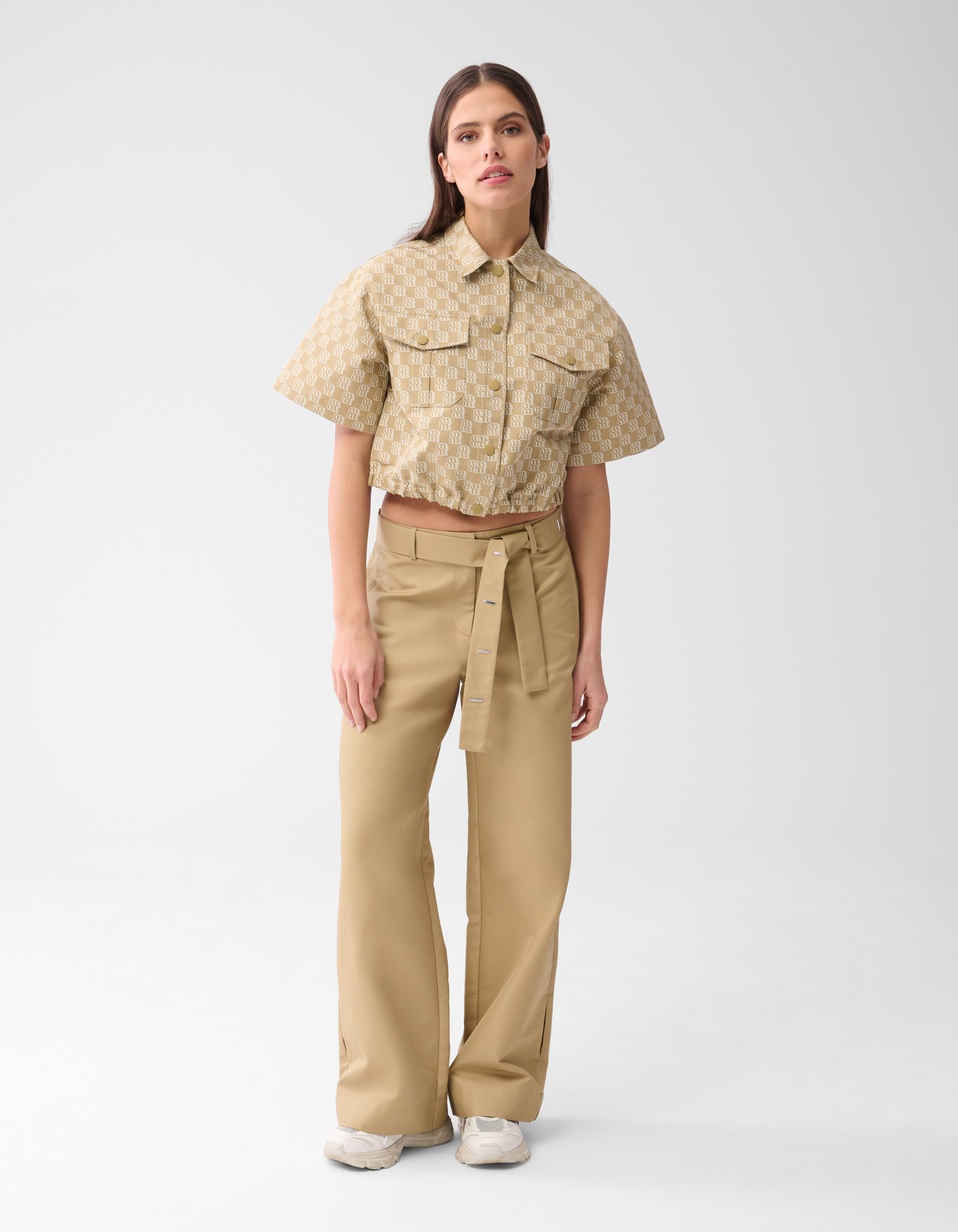 Wide Leg Broek Zand By Mieke SHOEBY WOMEN