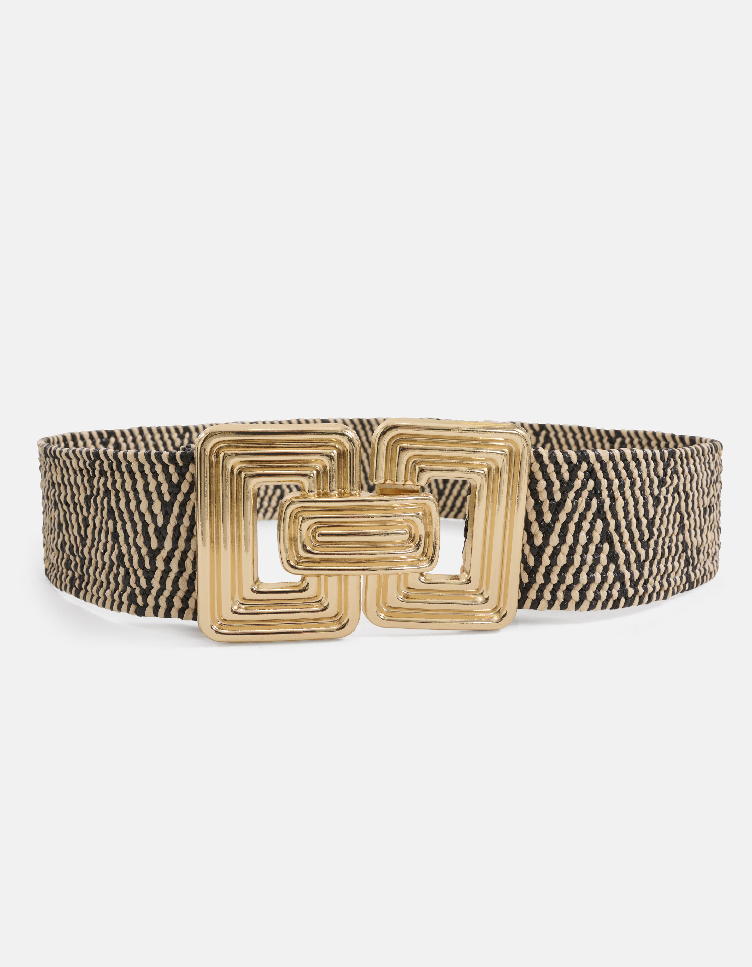 Front Clip Riem Zwart/ Wit SHOEBY ACCESSOIRES