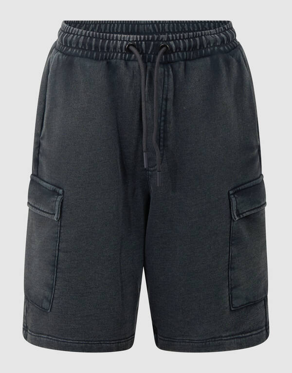 Loose Fit Cargo Short Donkergrijs SHOEBY BOYS