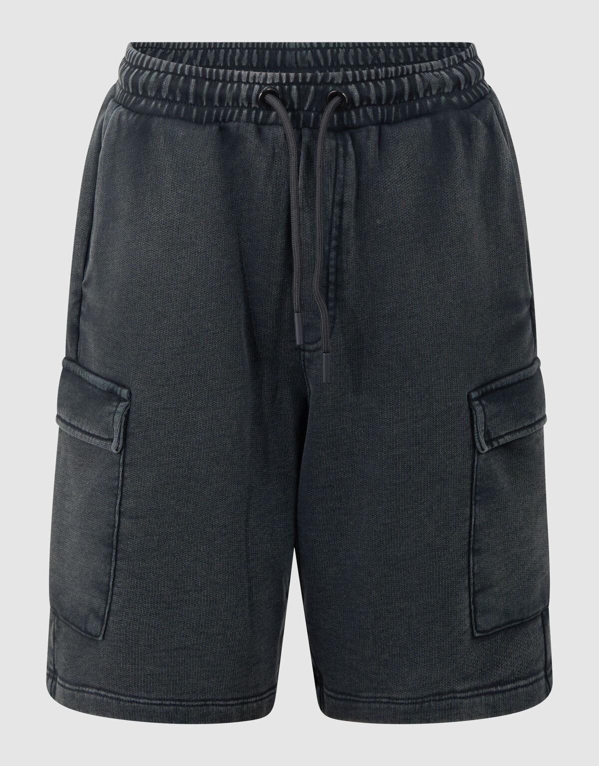 Loose Fit Cargo Short Donkergrijs SHOEBY BOYS