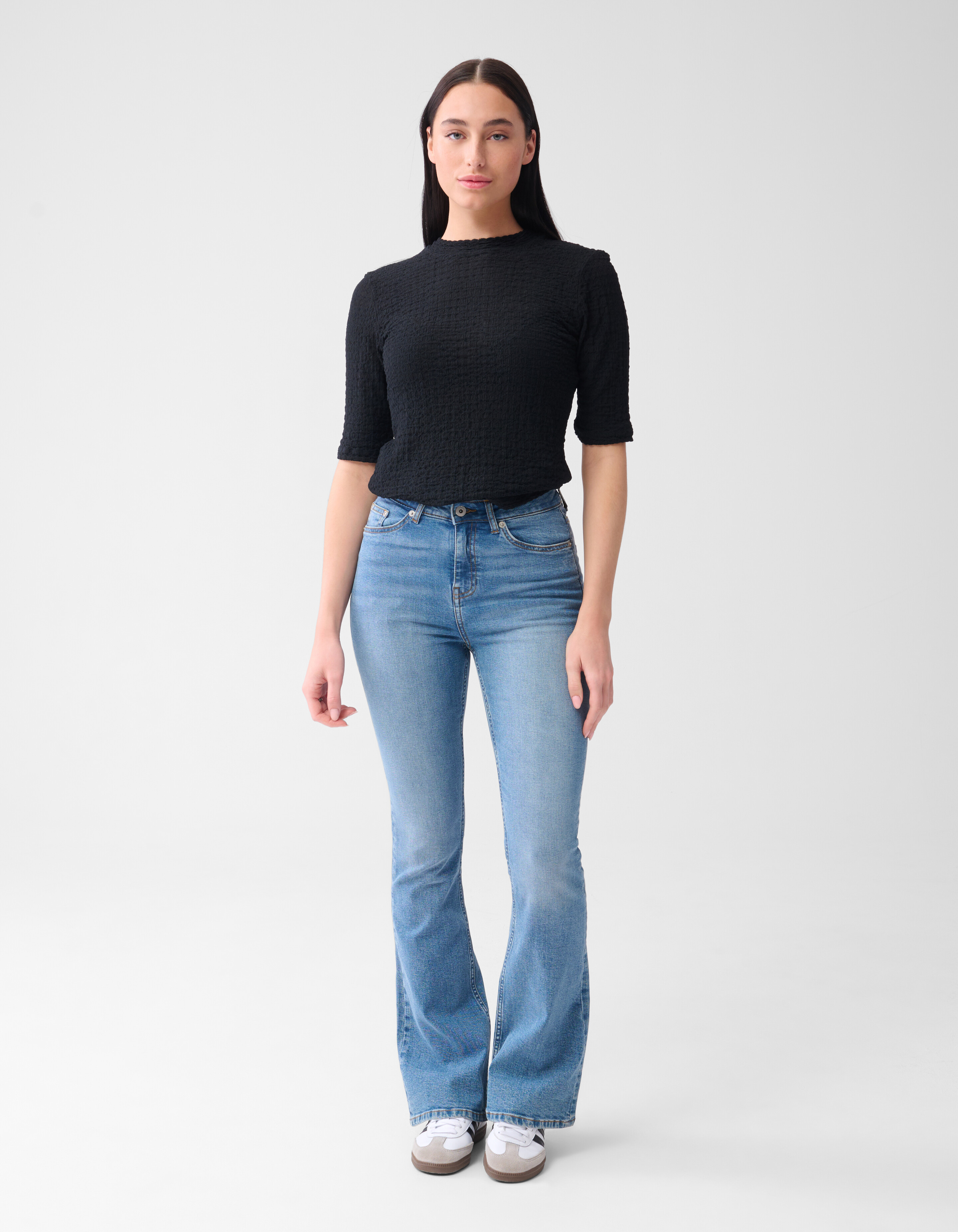 Flared Fit Jeans Mediumstone L34 SHOEBY WOMEN
