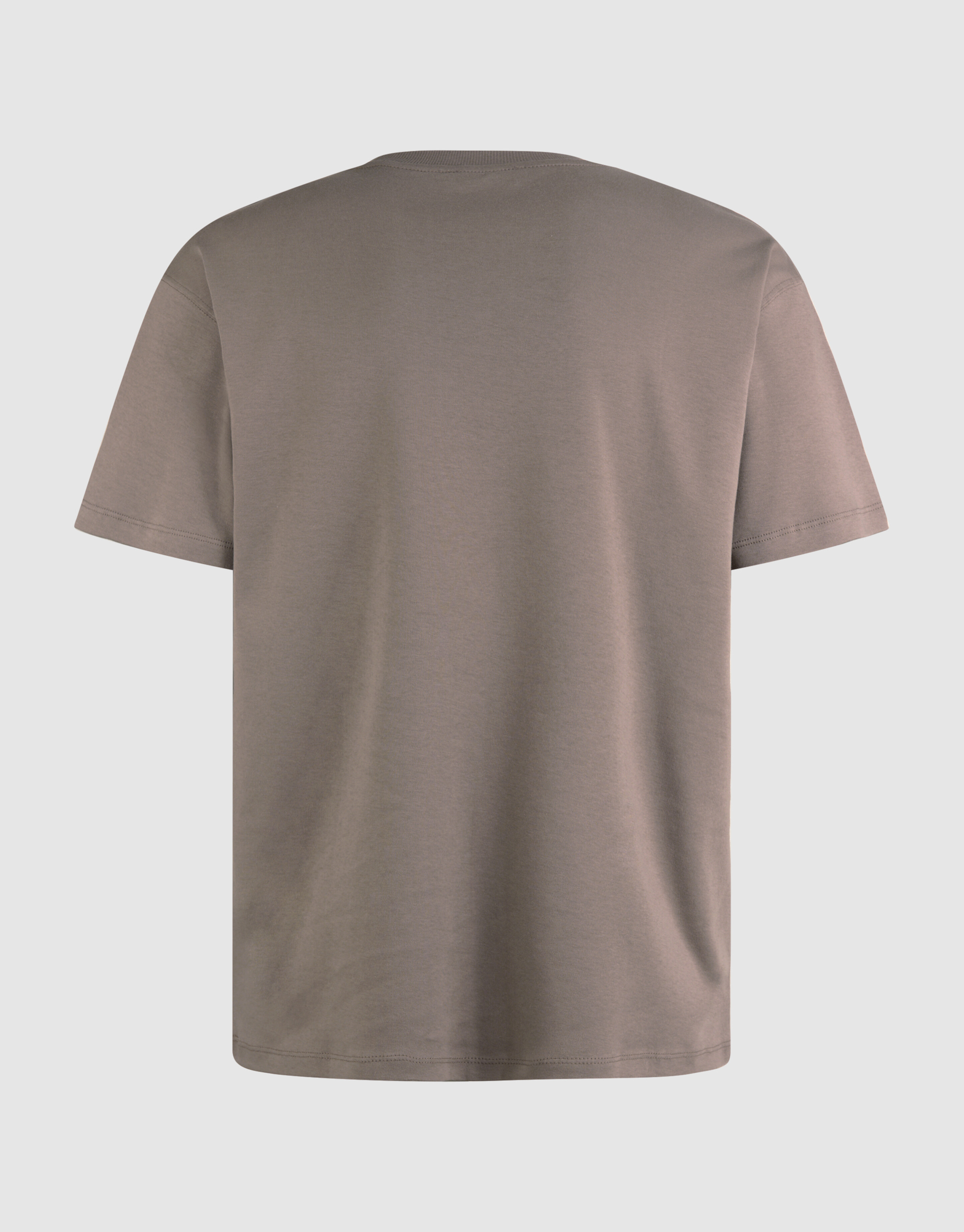 Structuur Pocket T-shirt Lichtbruin SHOEBY MEN