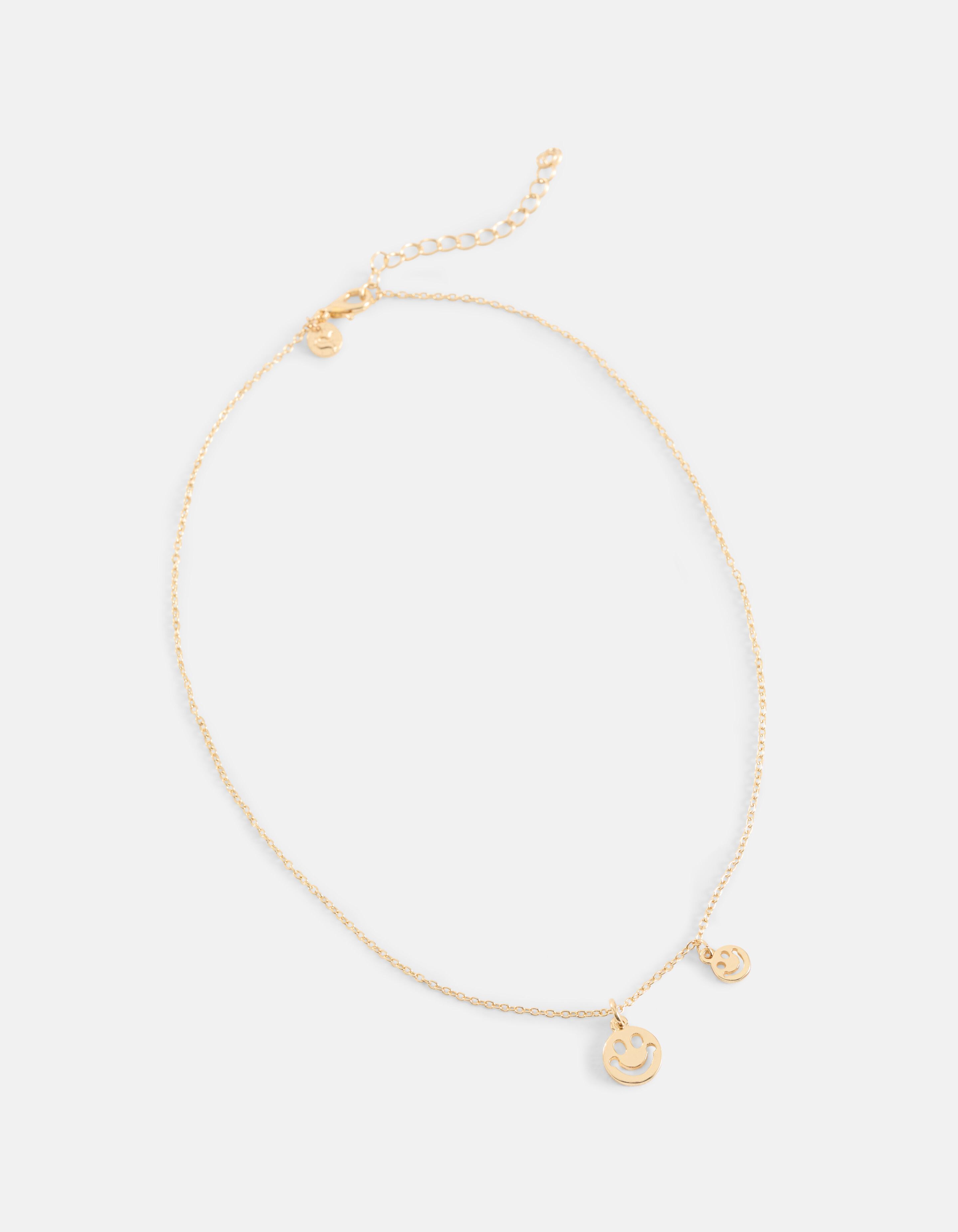 Smiley Ketting Goud SHOEBY ACCESSOIRES